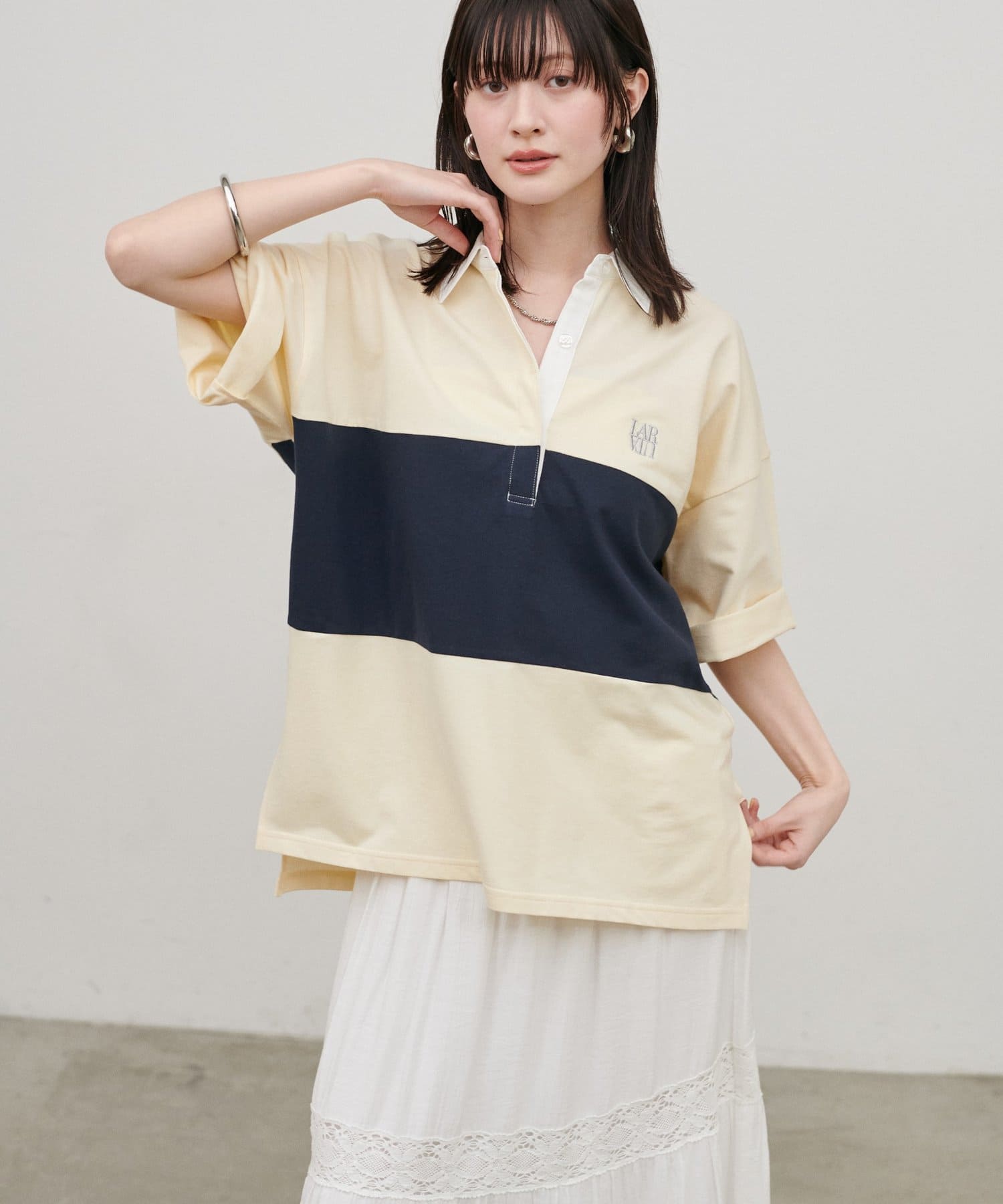 LARUTA(ラルータ) ポロラガーカットプルオーバー