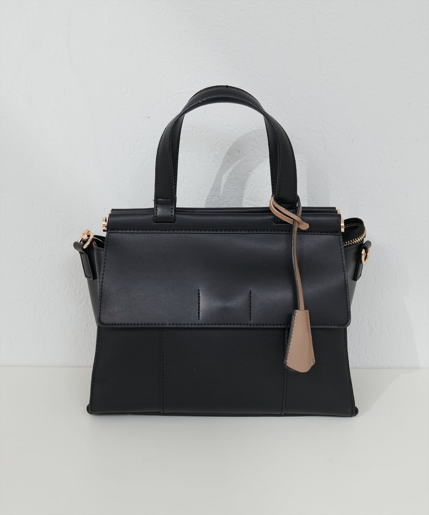 NICE CLAUP / OLIVE des OLIVE OUTLET(ナイスクラップ  / オリーブ デ オリーブ アウトレット) 【natural couture】ダブルフラップ２ＷＡＹハンドバッグ