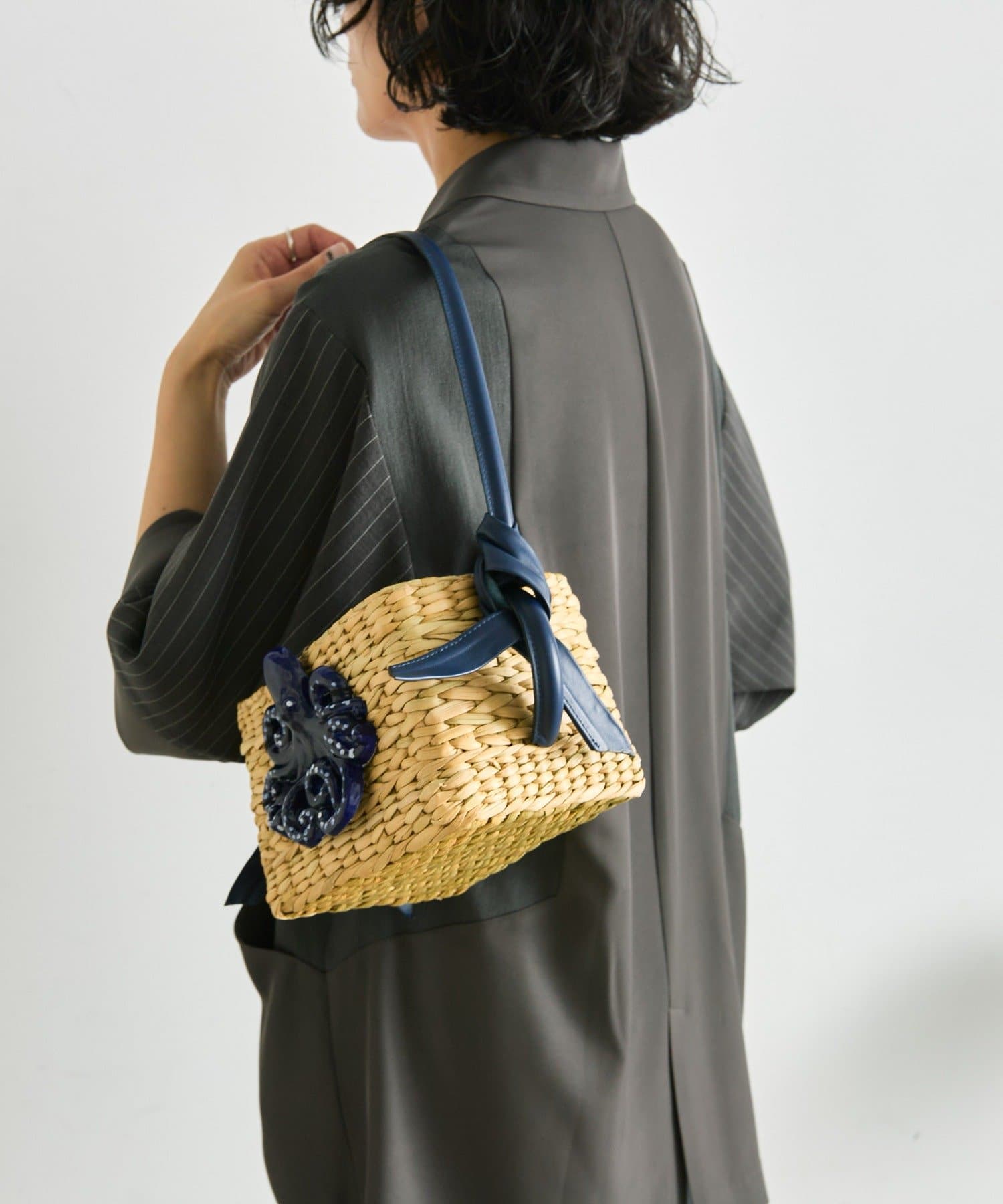 ear PAPILLONNER(イア パピヨネ) 【Anita Bilardi(アニタ ビラルディ)】別注オクトパスバスケットバッグ