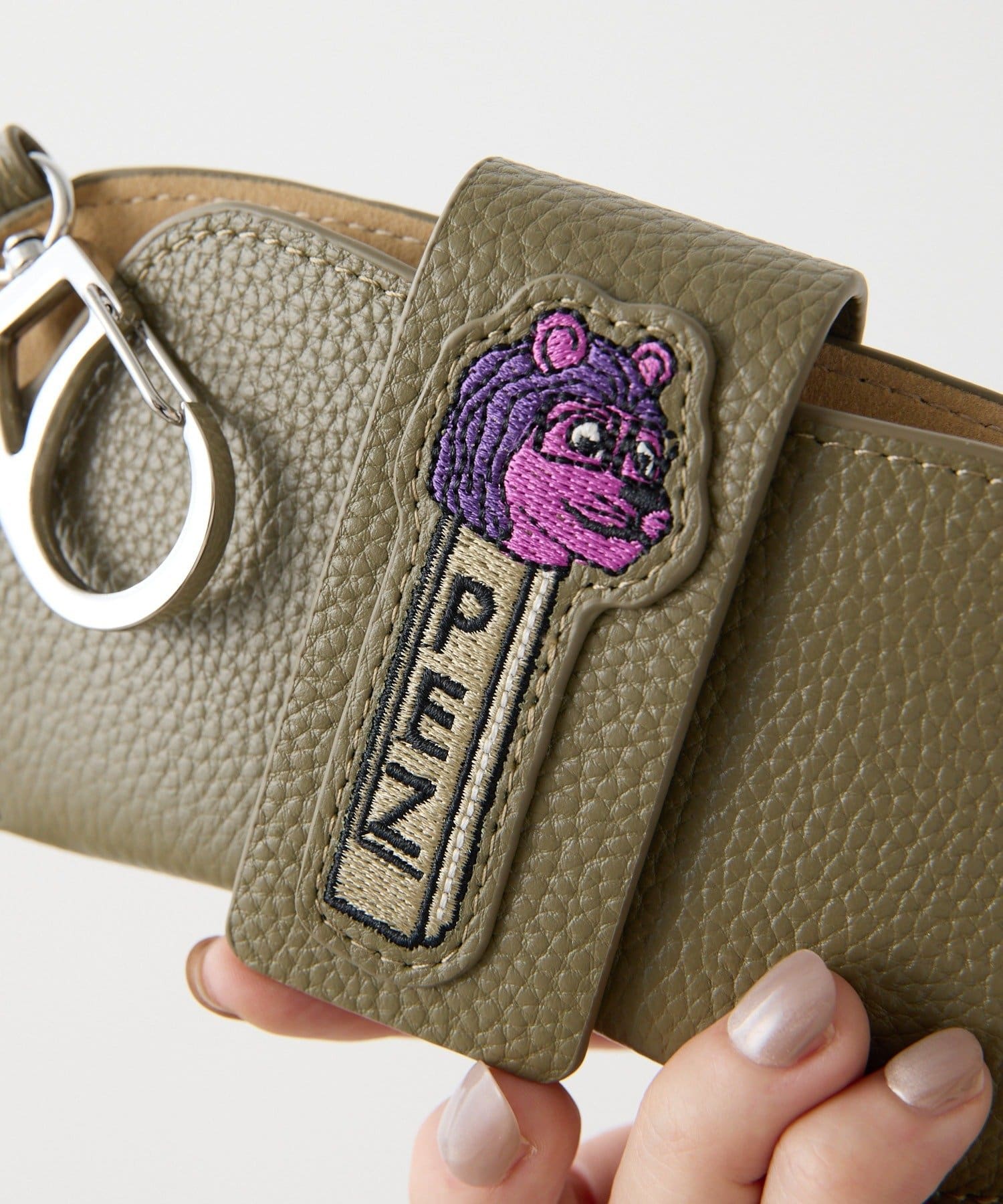 ear PAPILLONNER(イア パピヨネ) 【PEZ(ペッツ)×ear】サングラス/メガネケース《本革/カードケース付き》