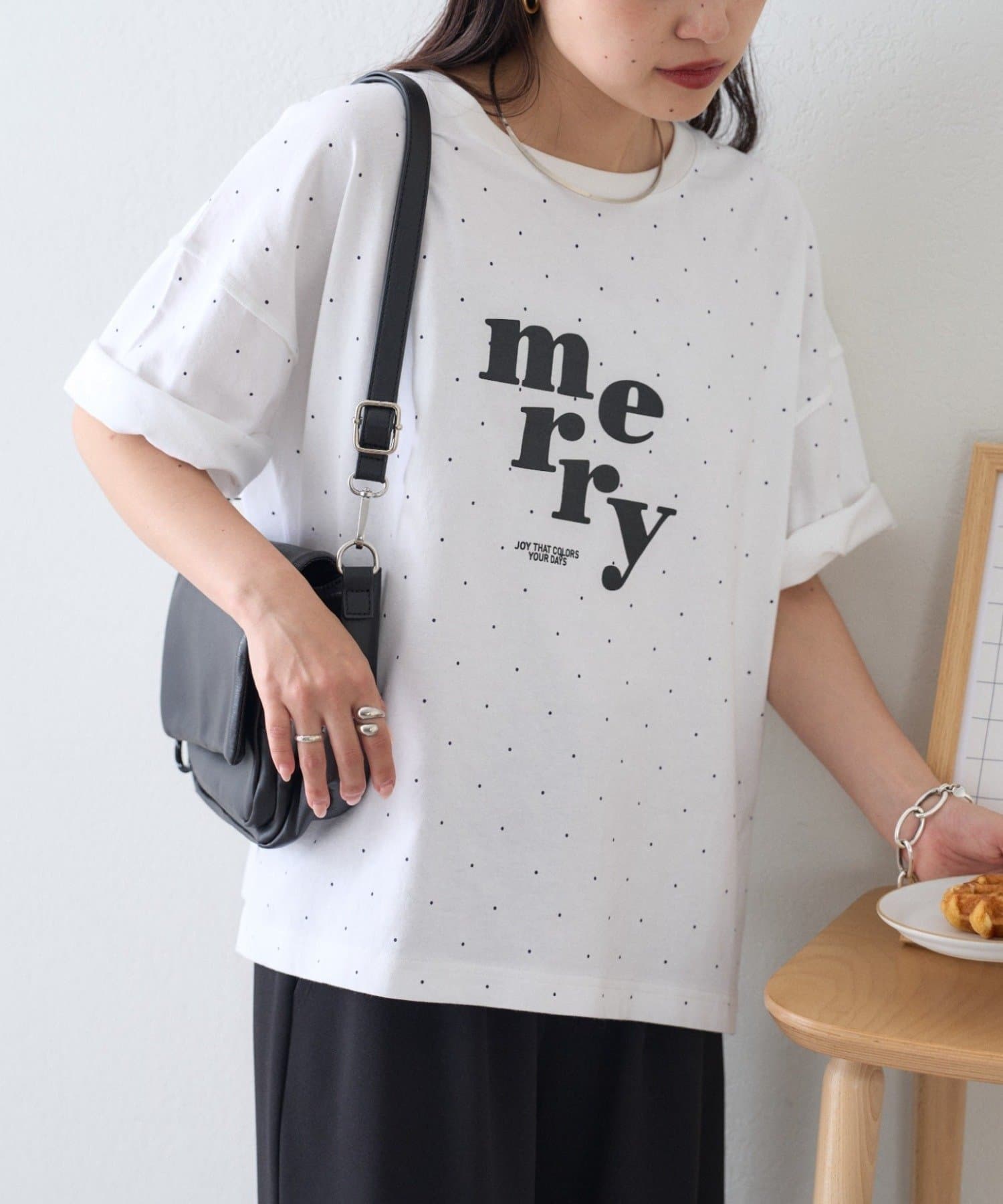 CIAOPANIC TYPY(チャオパニックティピー) ドットロゴプリントTee