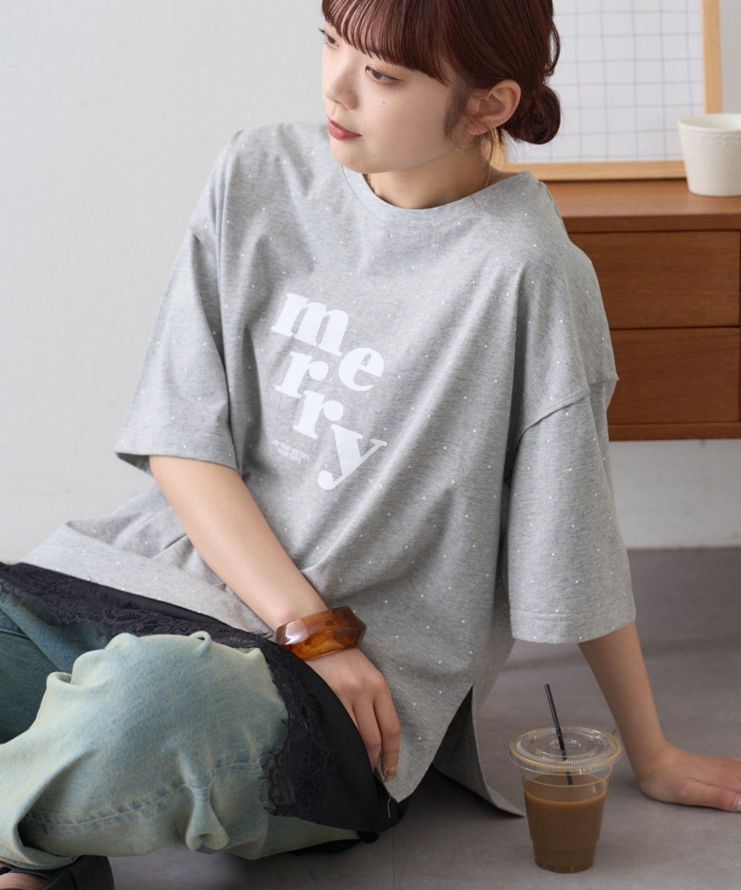 CIAOPANIC TYPY(チャオパニックティピー) ドットロゴプリントTee