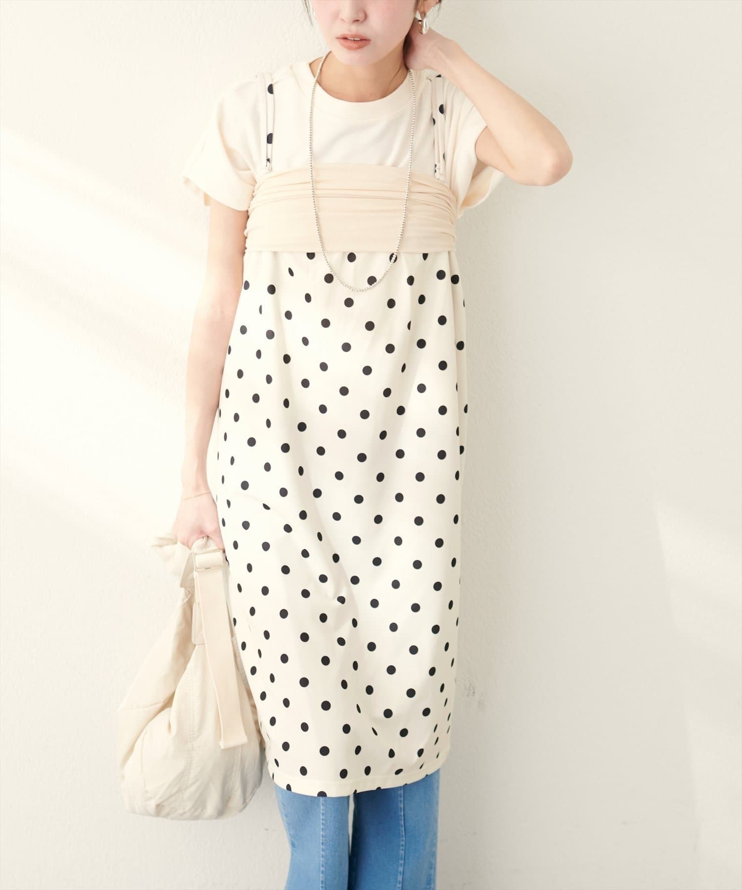NICE CLAUP / OLIVE des OLIVE OUTLET(ナイスクラップ  / オリーブ デ オリーブ アウトレット) 【natural couture】２ＷＡＹスカート