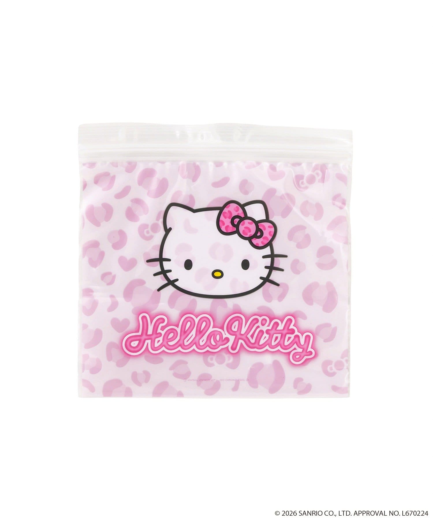 3COINS(スリーコインズ) ジップバッグ／HELLO KITTY