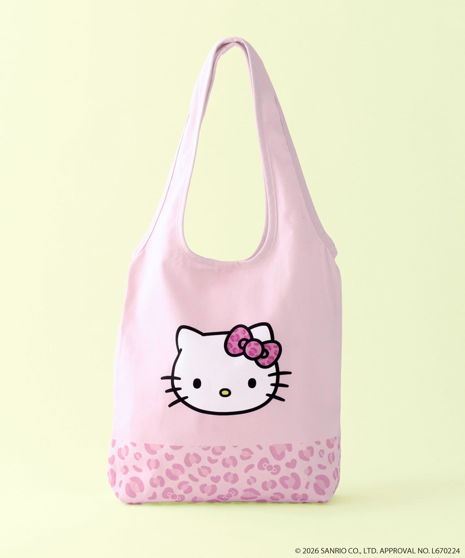 3COINS(スリーコインズ) マルシェバッグ／HELLO KITTY