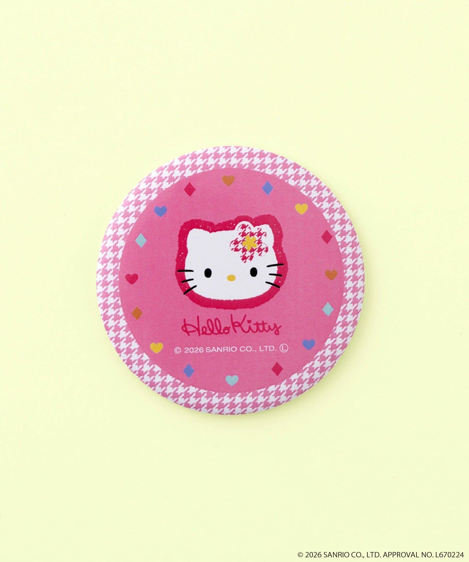 3COINS(スリーコインズ) コンパクトミラー／HELLO KITTY