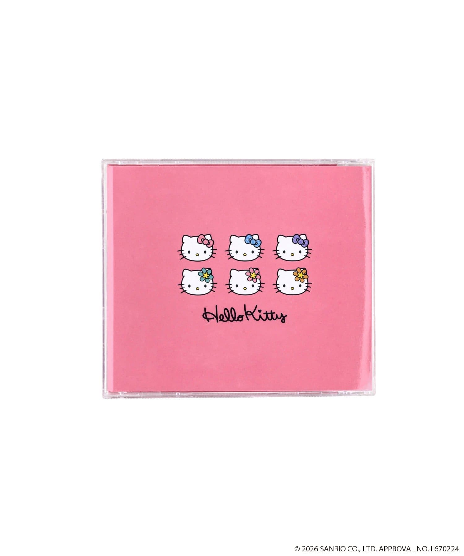 3COINS(スリーコインズ) CDケース付きステッカーセット／HELLO KITTY