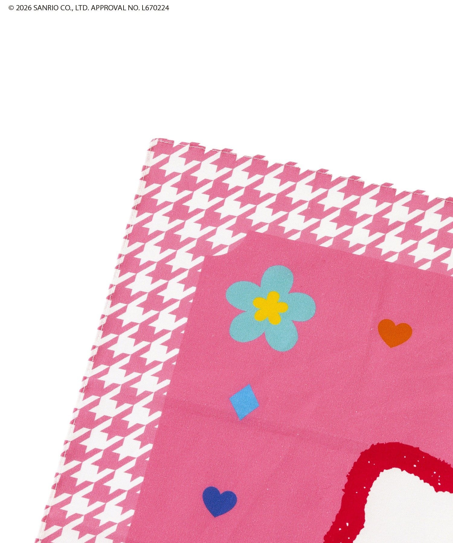 3COINS(スリーコインズ) ハンカチ：45×45cm／HELLO KITTY