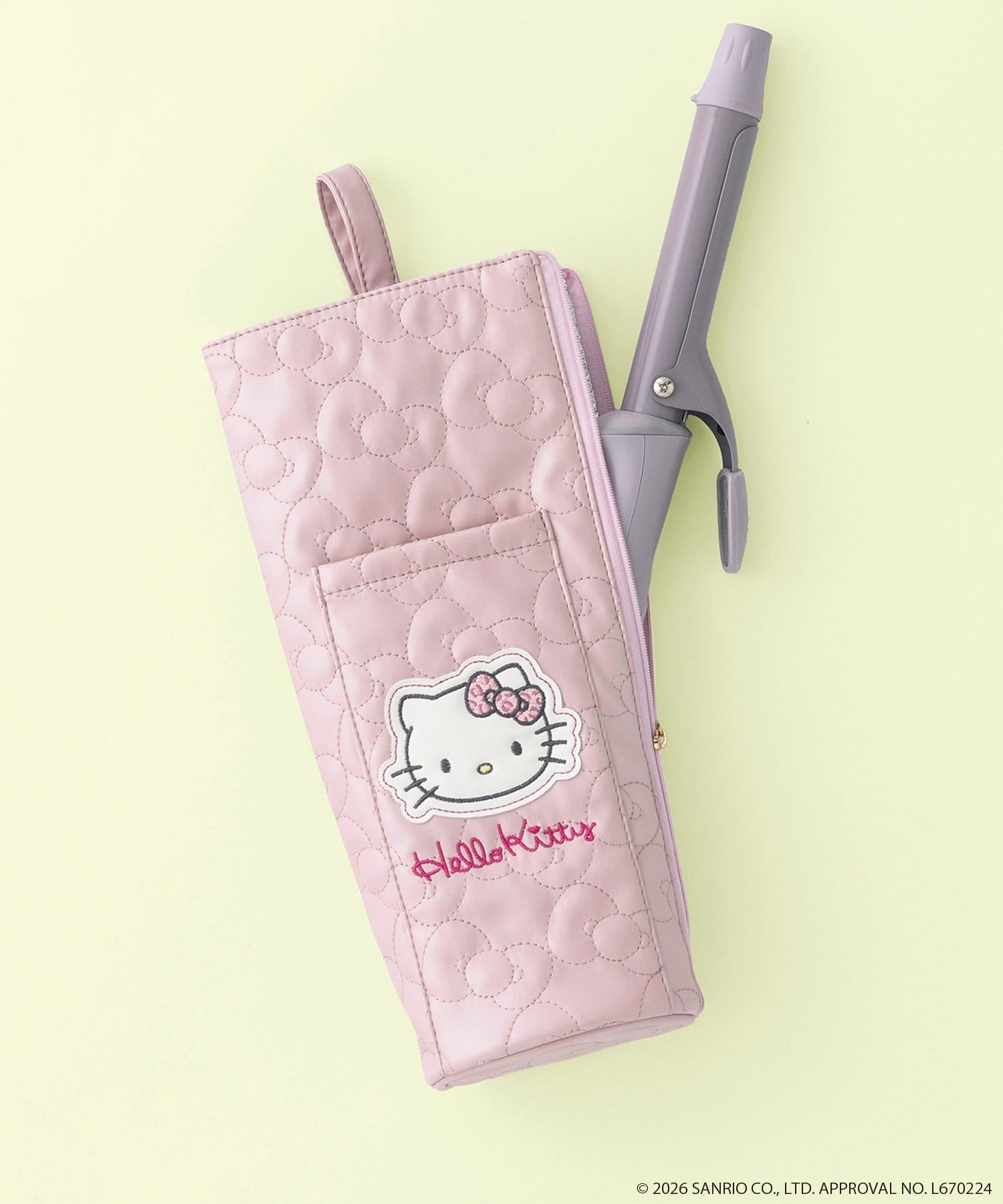 3COINS(スリーコインズ) ヘアアイロンケース／HELLO KITTY