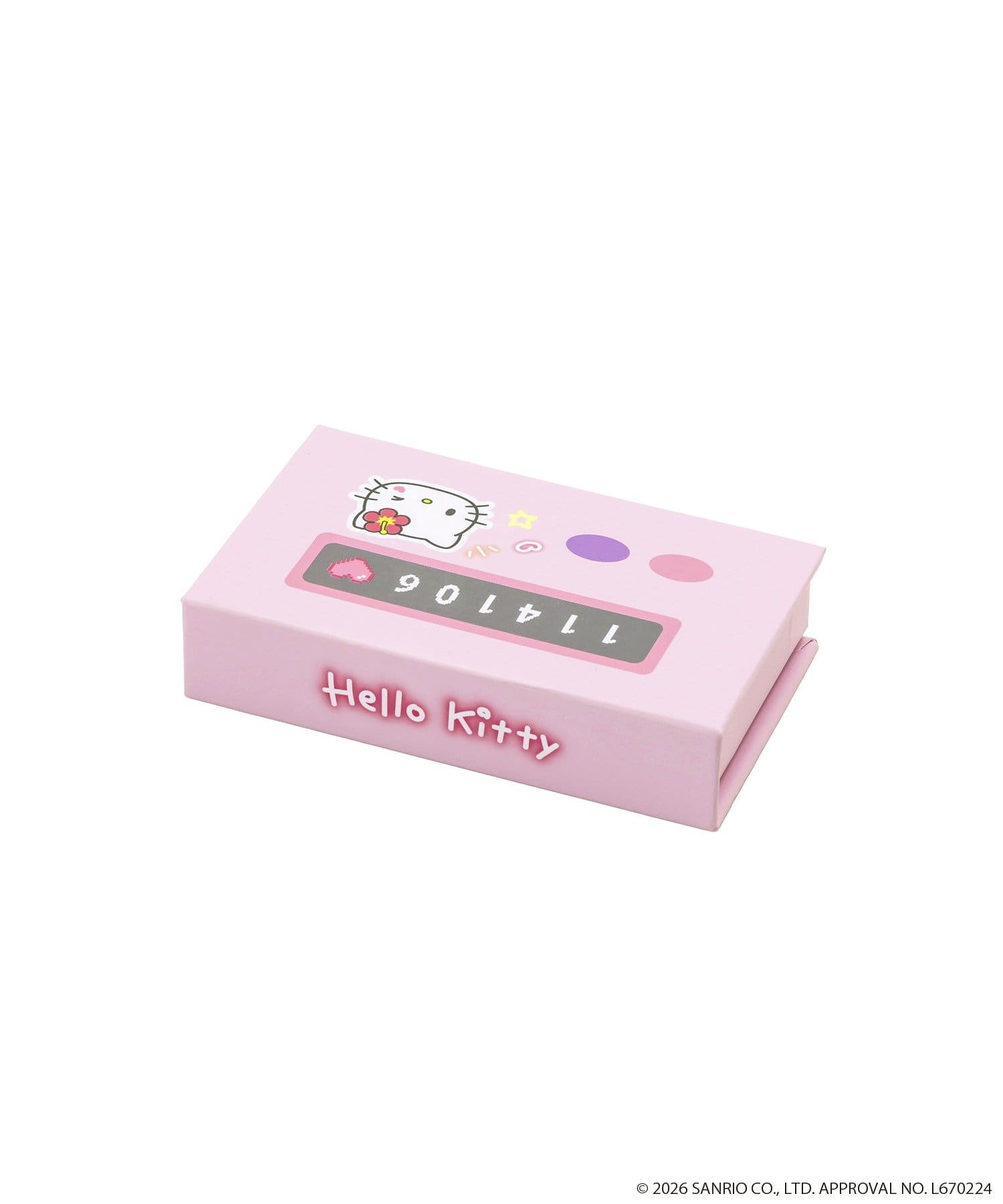 3COINS(スリーコインズ) ポケベル風メモパッド／HELLO KITTY