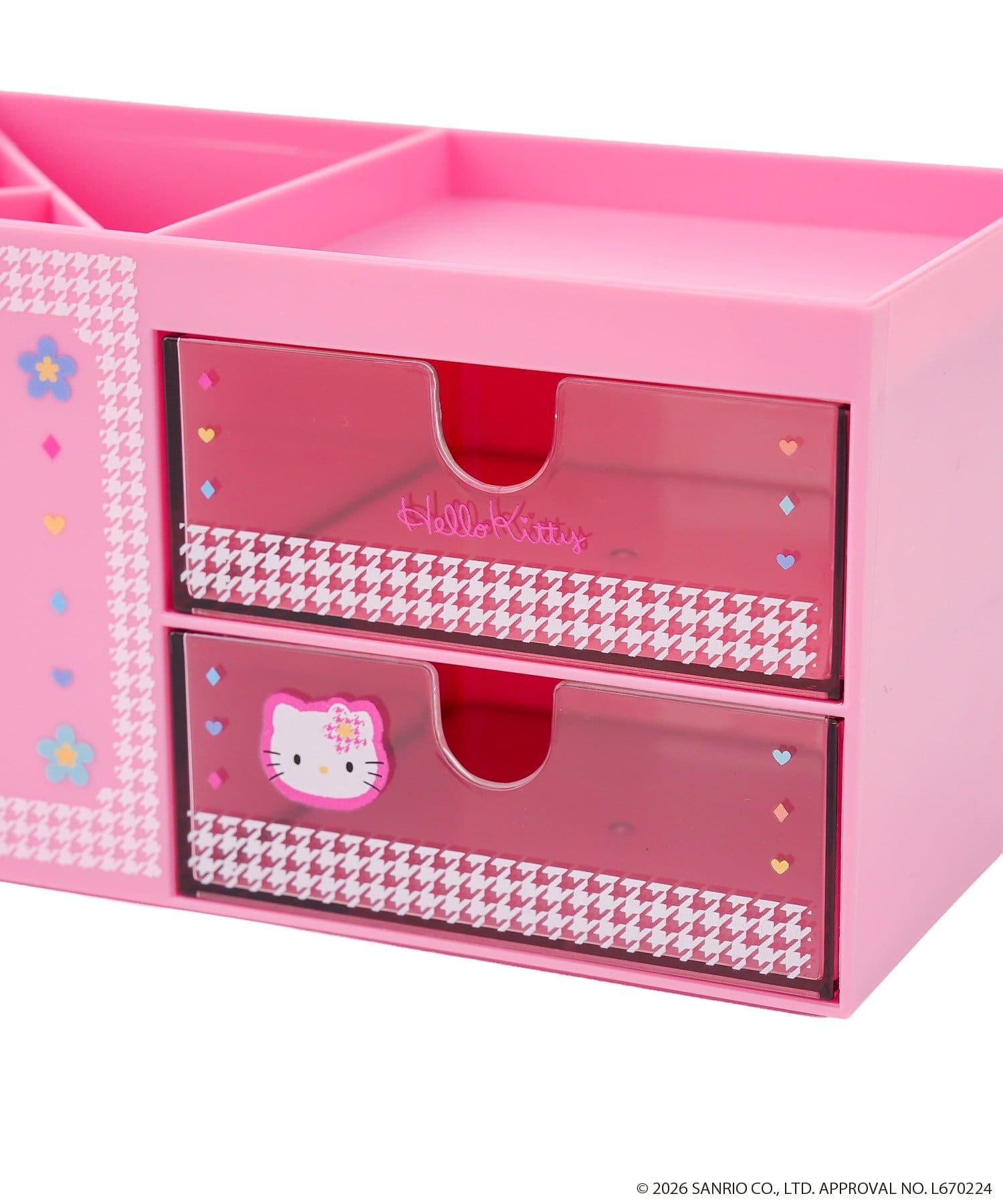 3COINS(スリーコインズ) ペンスタンド付き卓上収納／HELLO KITTY