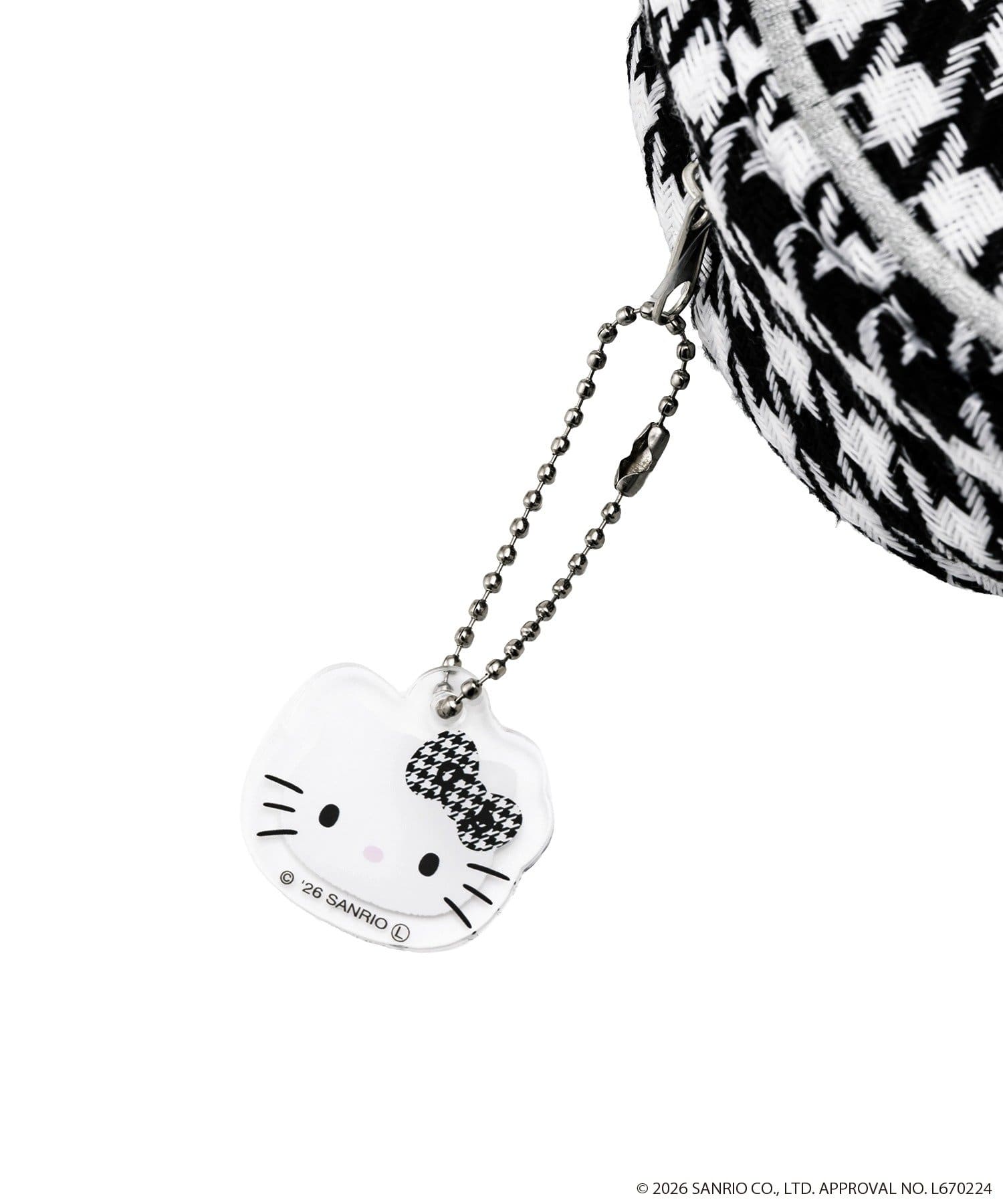 3COINS(スリーコインズ) リボンポーチ／HELLO KITTY