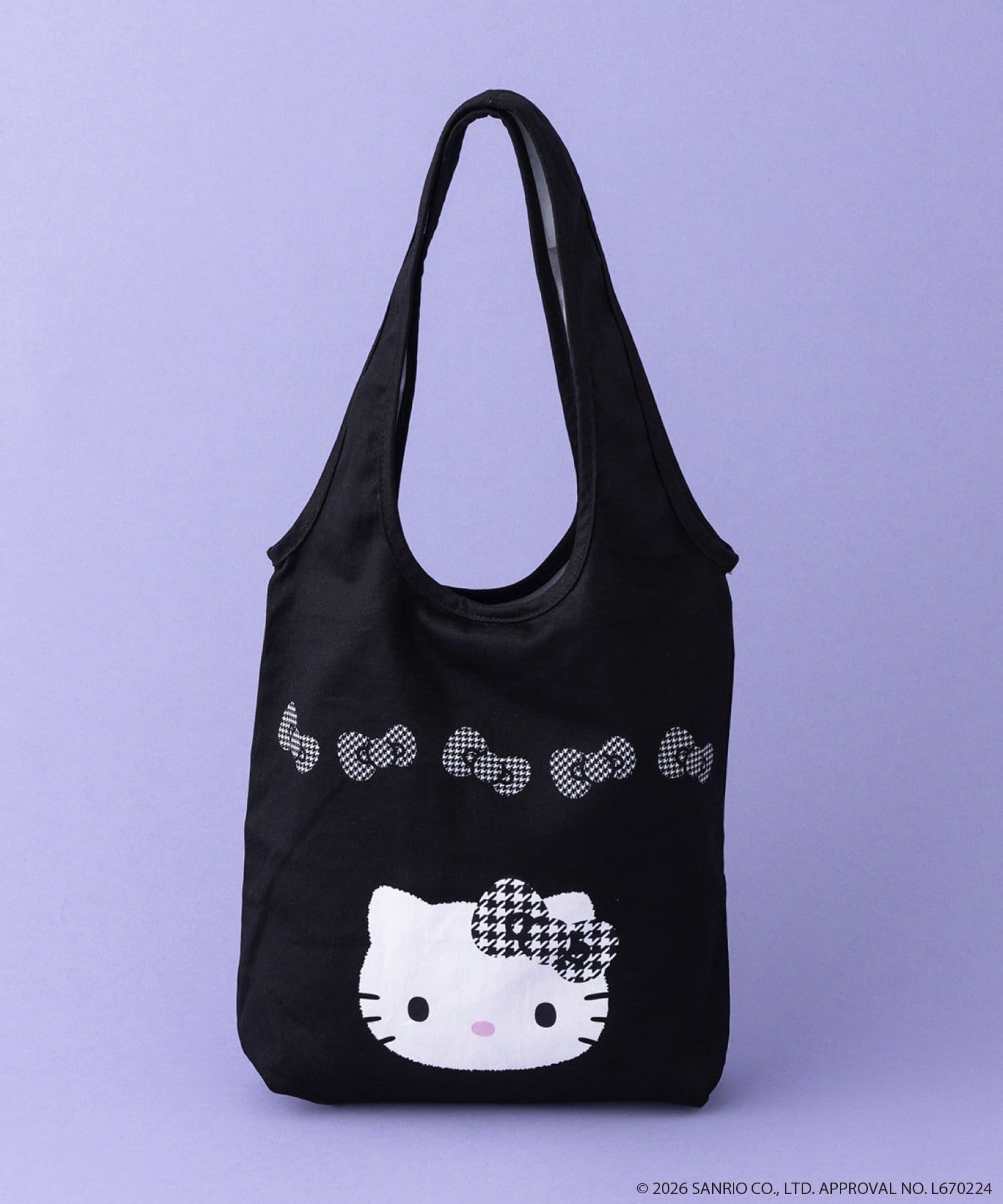3COINS(スリーコインズ) マルシェバッグ／HELLO KITTY