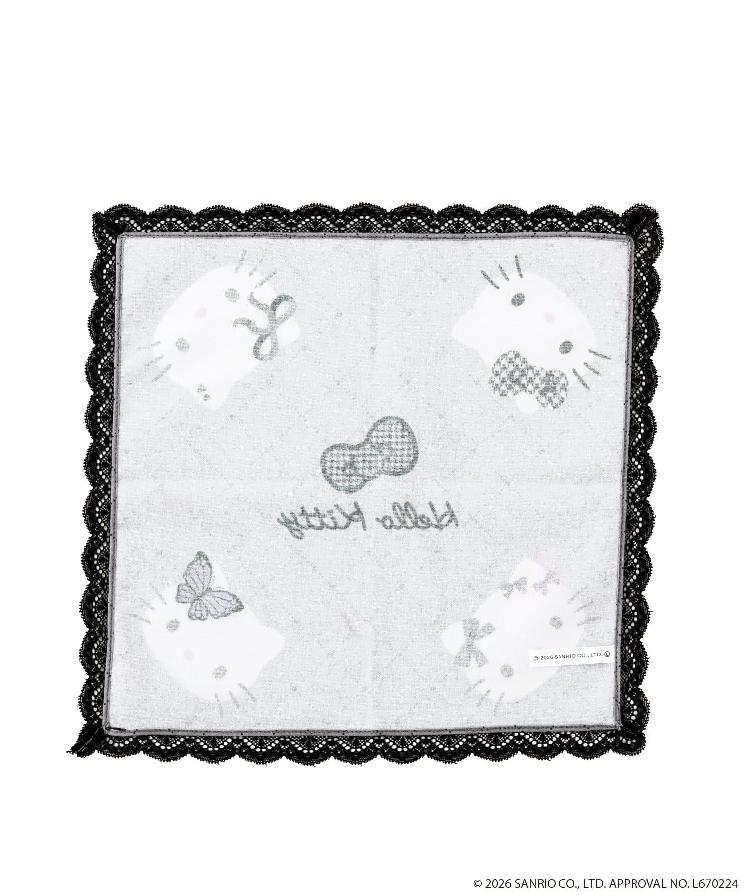 3COINS(スリーコインズ) ハンカチ：30×30cm／HELLO KITTY