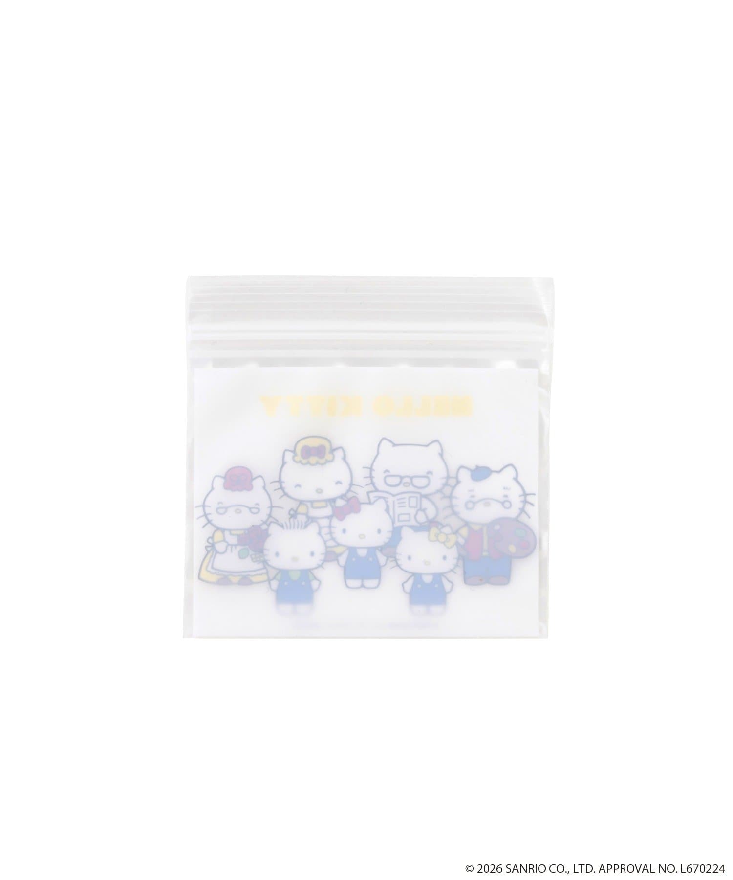 3COINS(スリーコインズ) ミニジップバッグ／HELLO KITTY