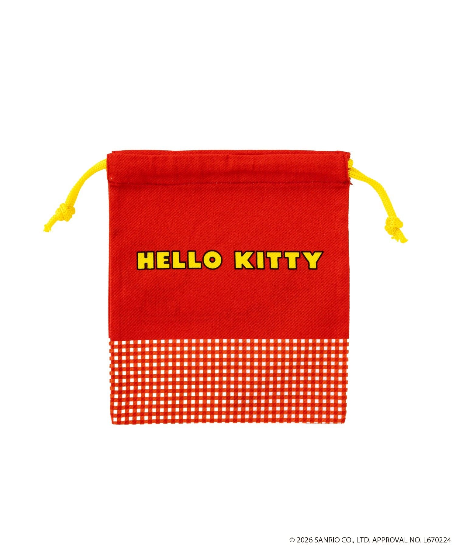 3COINS(スリーコインズ) 巾着ポーチ／HELLO KITTY