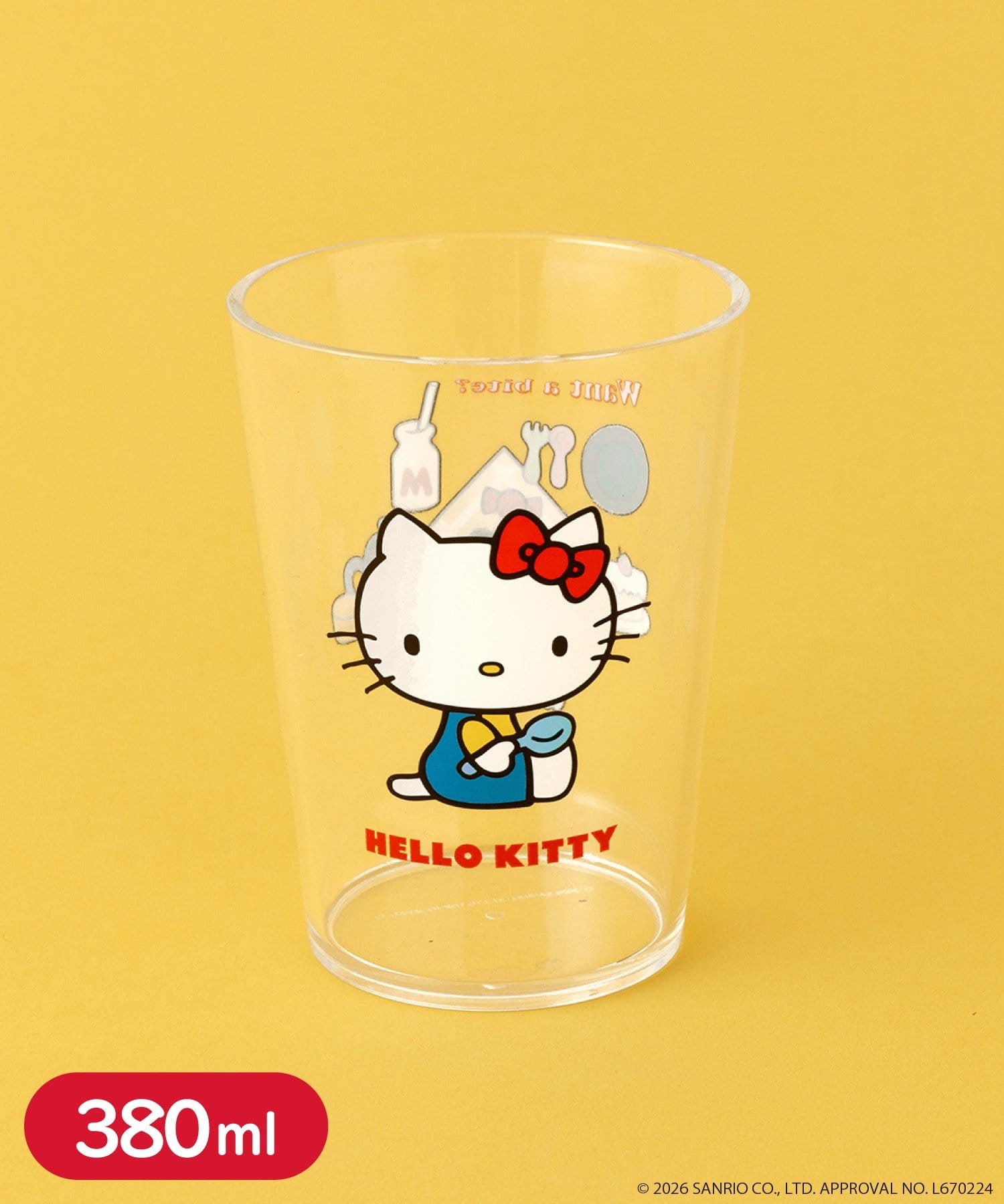 3COINS(スリーコインズ) プラコップ：380ml／HELLO KITTY