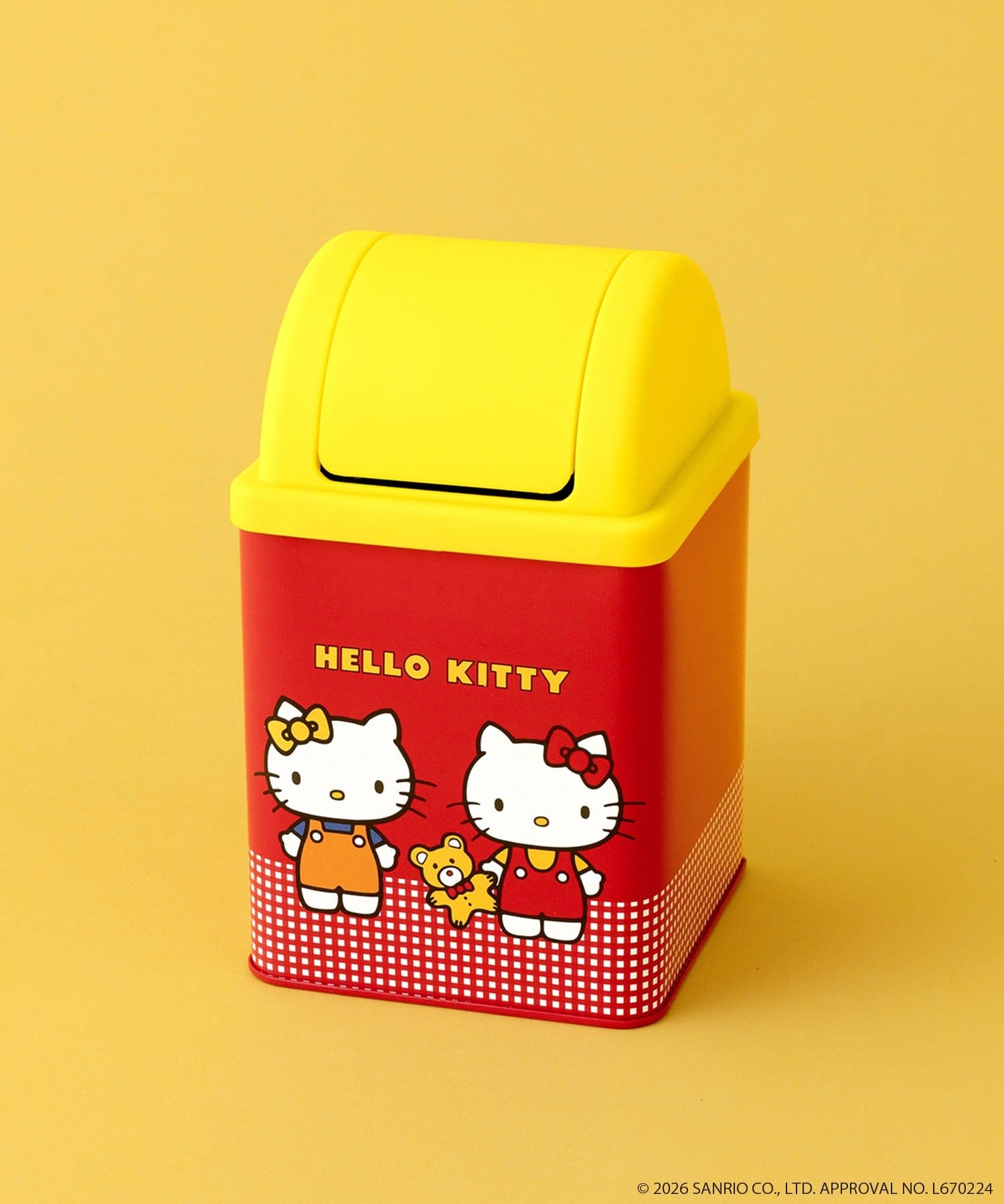 3COINS(スリーコインズ) ダストボックス／HELLO KITTY