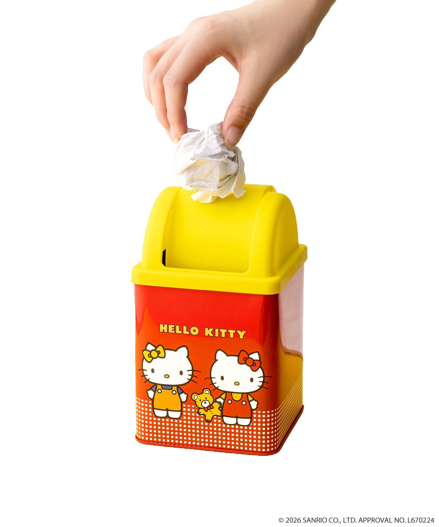 3COINS(スリーコインズ) ダストボックス／HELLO KITTY
