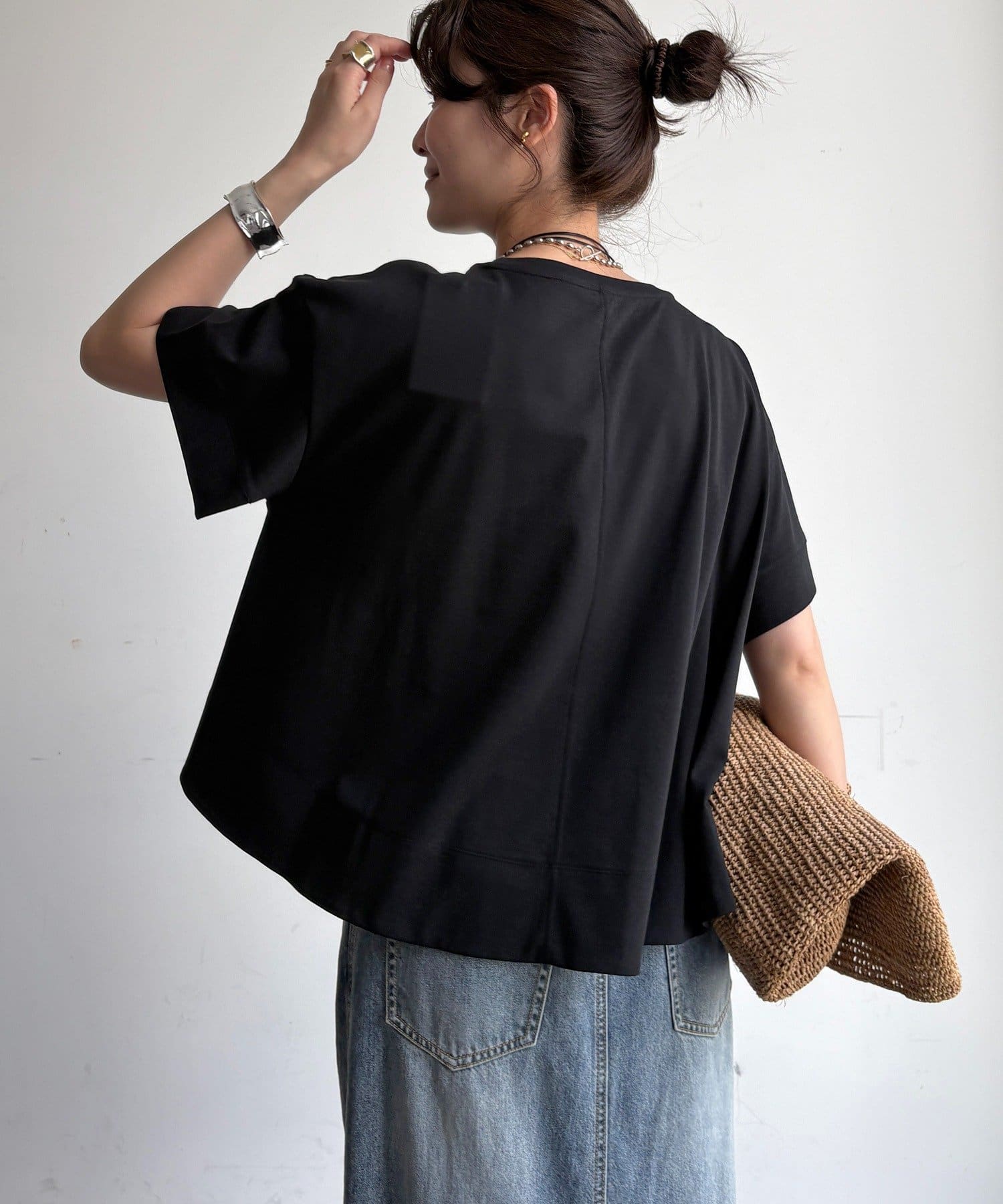 DOUDOU(ドゥドゥ) 裾フレアTEE