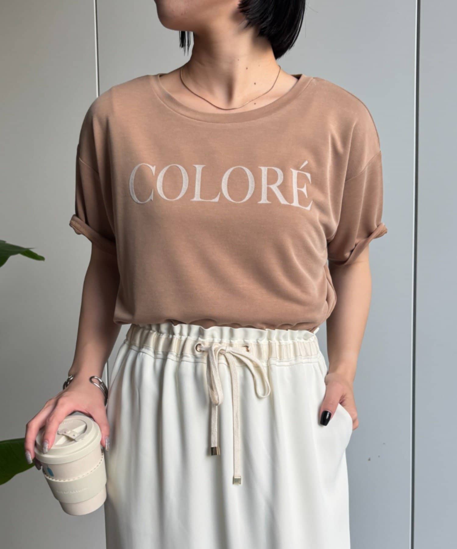 Jena　espace merveilleux(ジェナ　エスパスメルヴェイユ) 〈7/17インスタライブご紹介アイテム〉プリントカットソー
