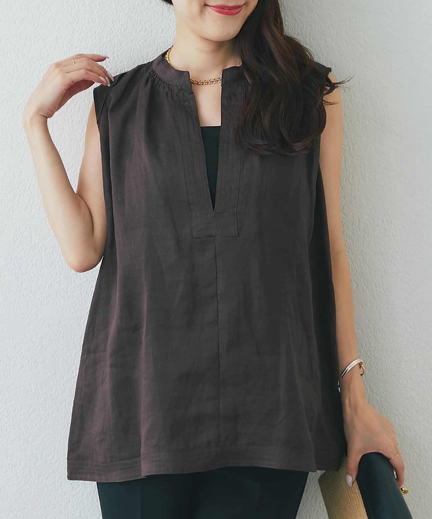 La boutique BonBon(ラブティックボンボン) 【WEB限定】ラスターラミーブラウス