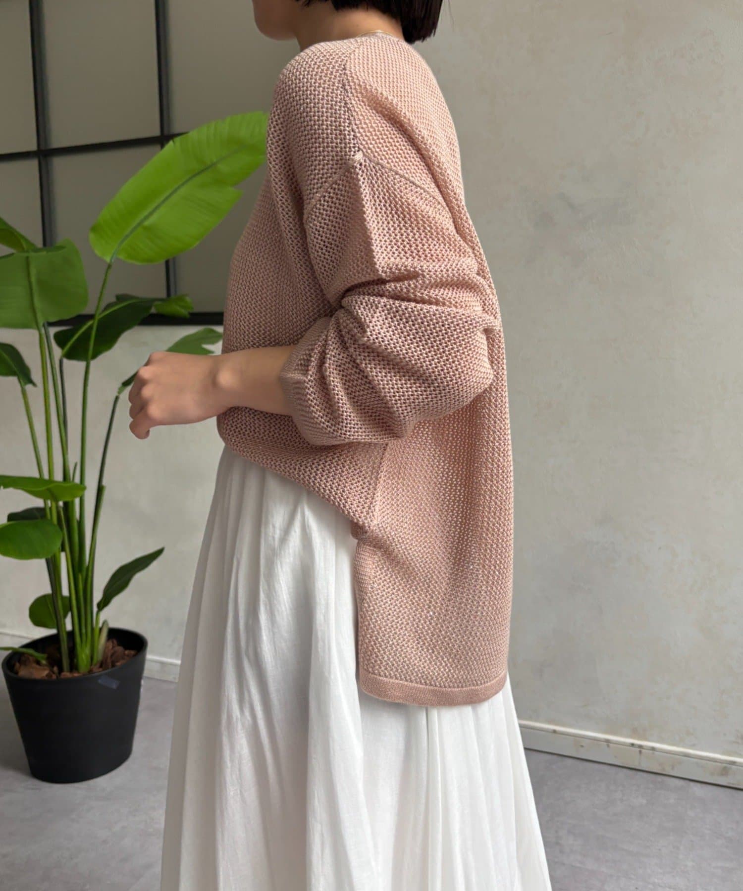 Jena　espace merveilleux(ジェナ　エスパスメルヴェイユ) スパンコールメッシュニット