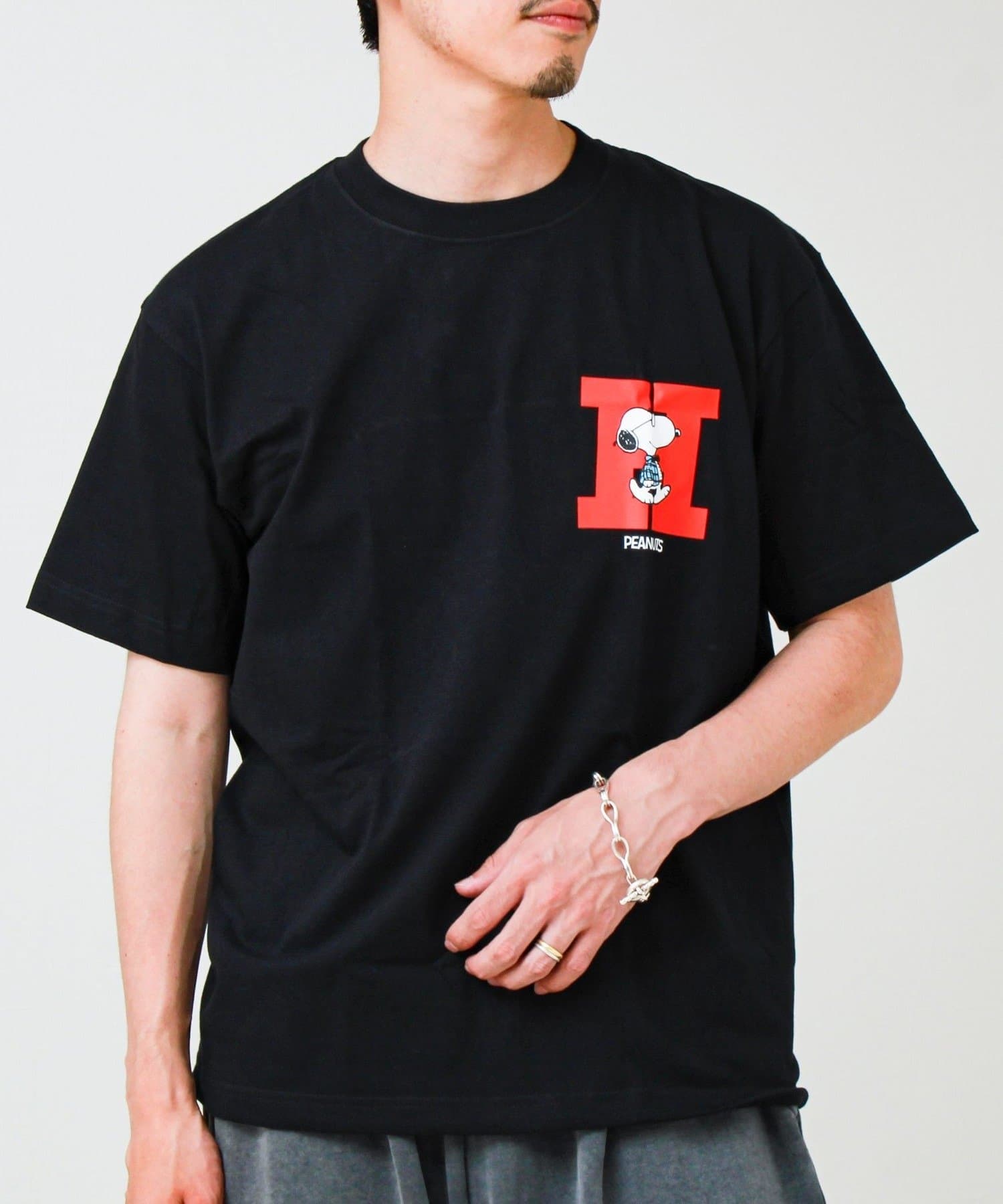 FREDY & GLOSTER(フレディ アンド グロスター) PEANUTS×BEEFY-T クルーネックTシャツ
