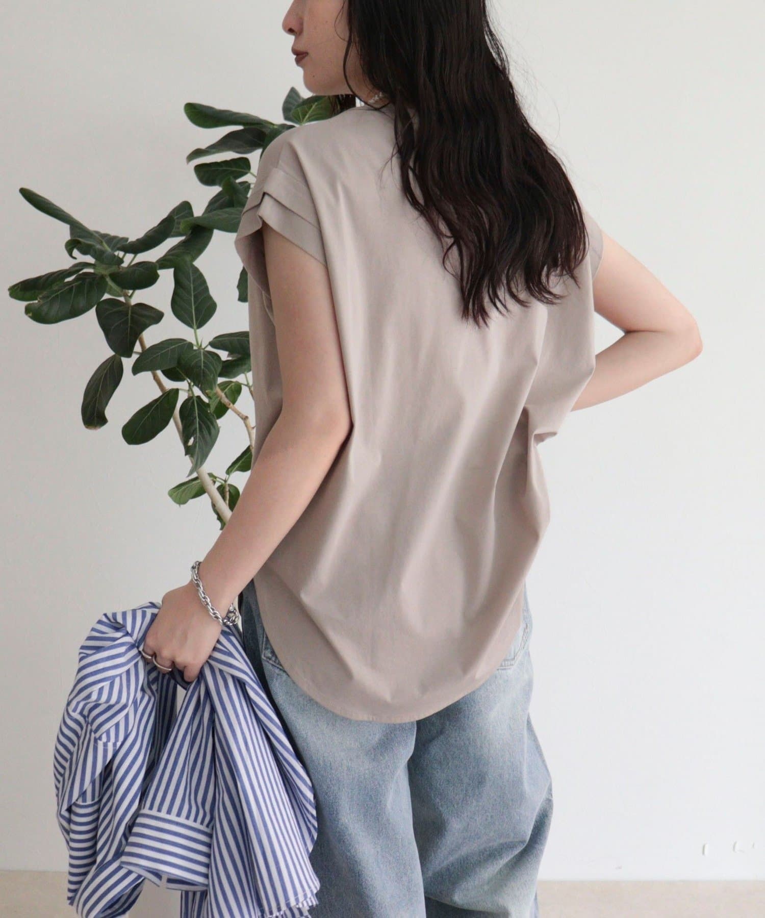 FREDY & GLOSTER(フレディ アンド グロスター) シルケットフレンチタックTシャツ