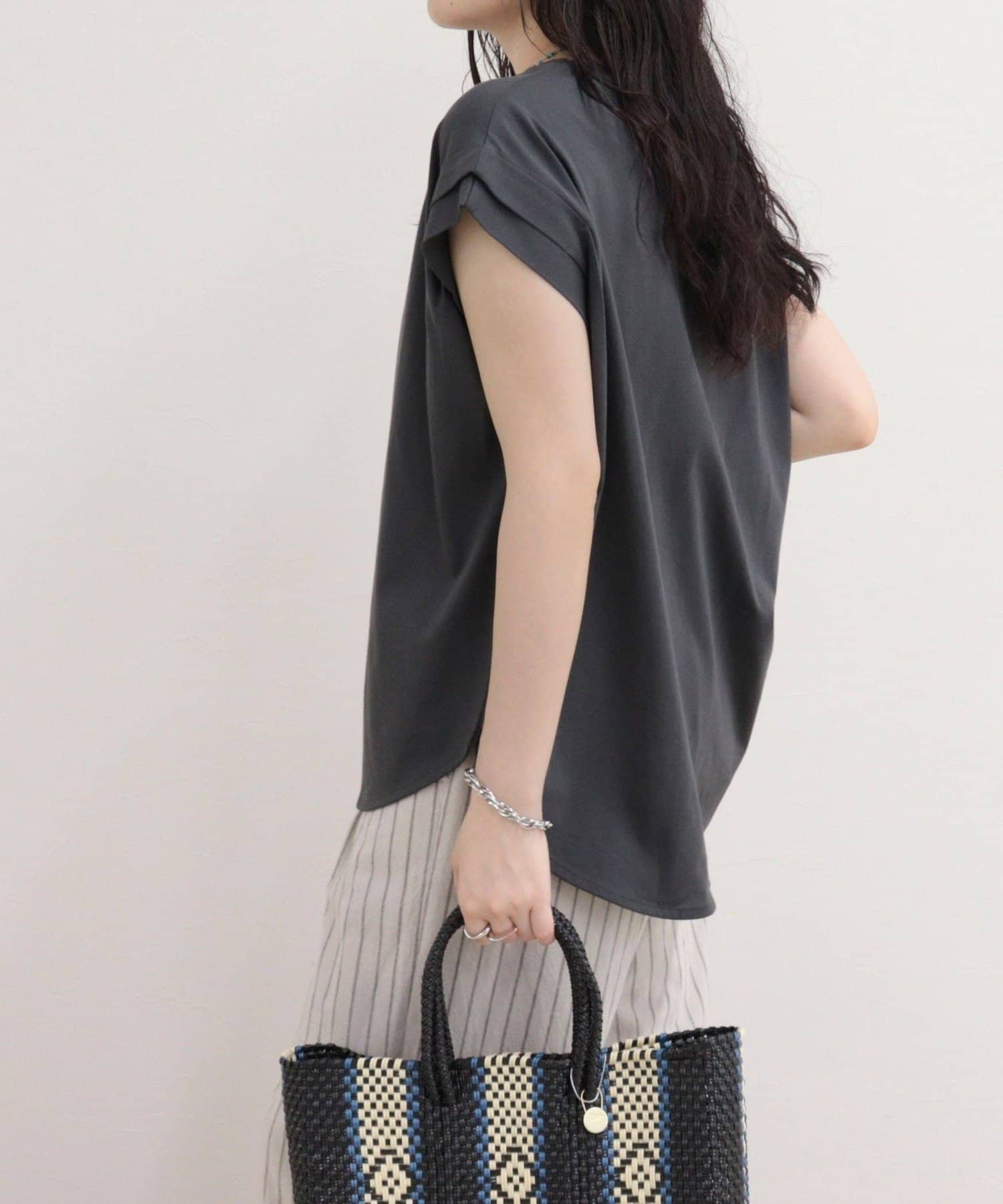 FREDY & GLOSTER(フレディ アンド グロスター) シルケットフレンチタックTシャツ