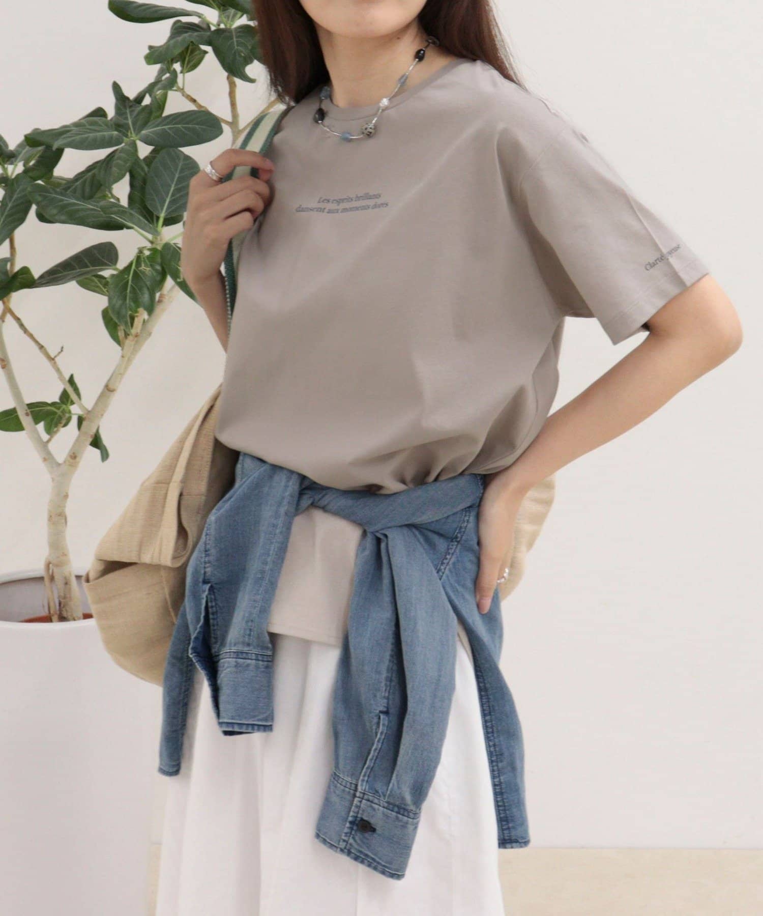 FREDY & GLOSTER(フレディ アンド グロスター) シルケットラウンドヘムTシャツ