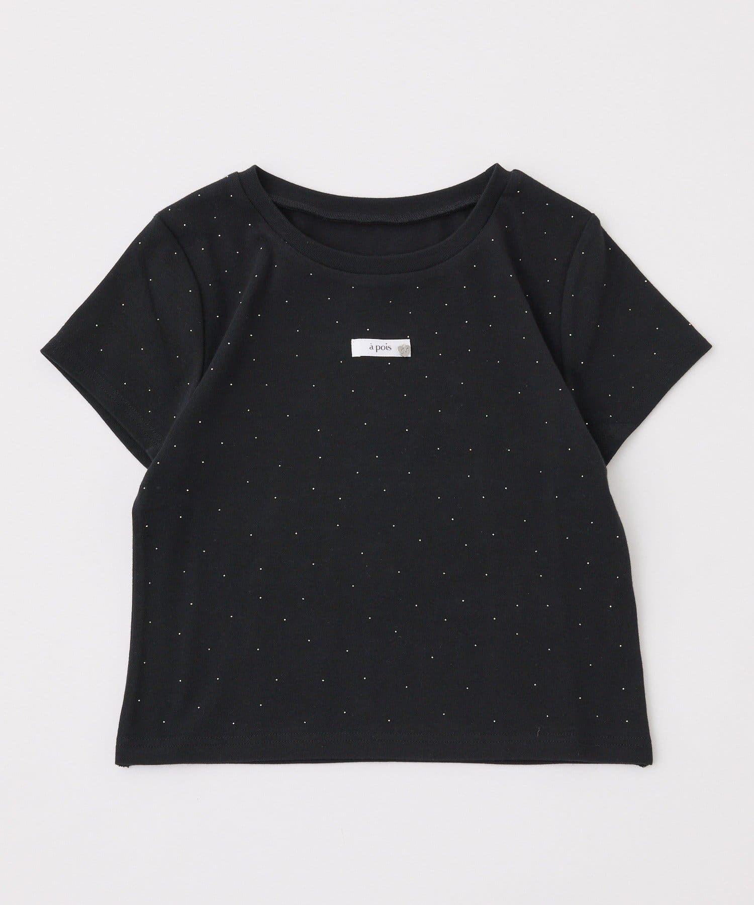 one after another NICE CLAUP(ワンアフターアナザー ナイスクラップ) ハートチャーム付きビジューコンパクトTee