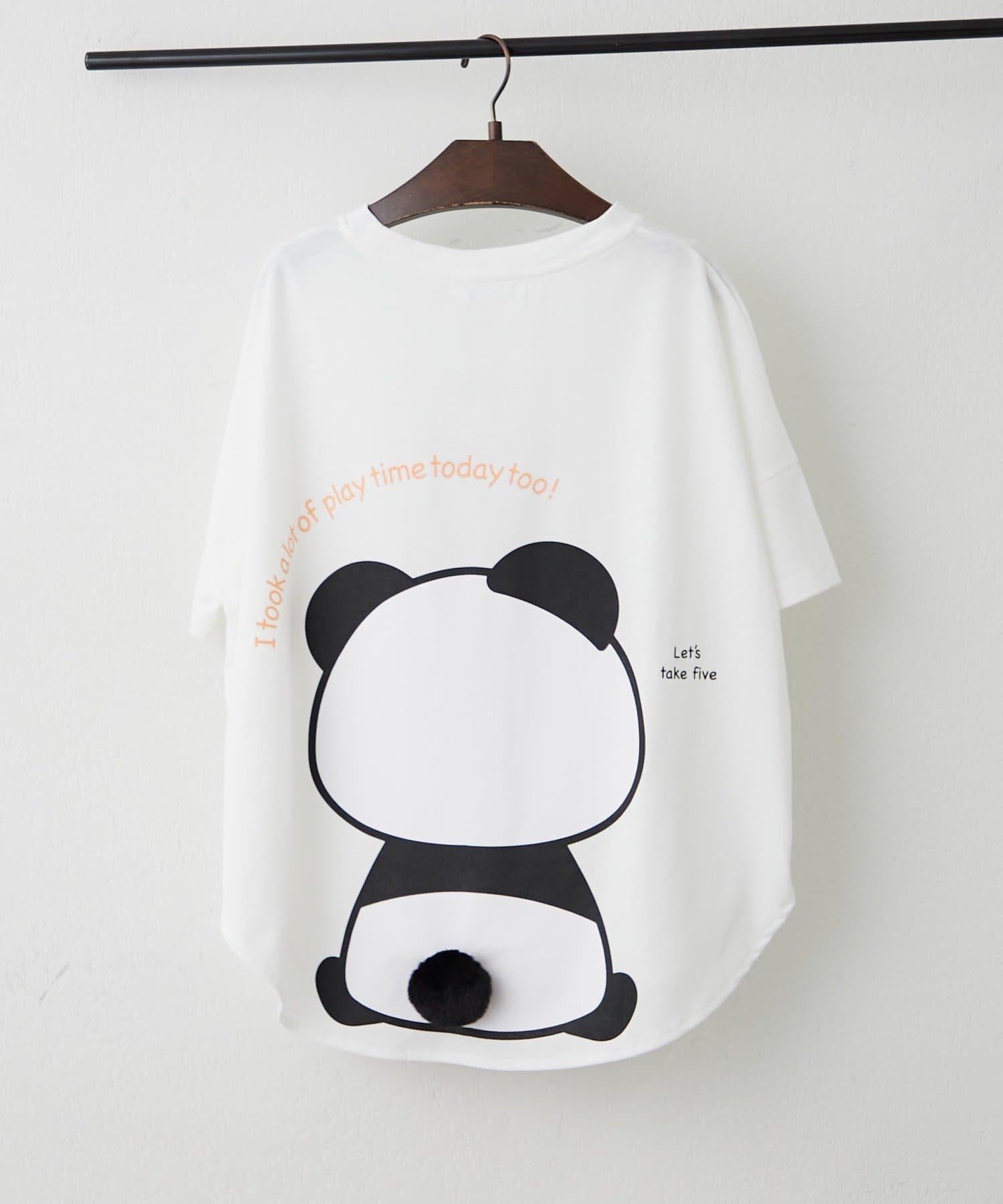 NICE CLAUP / OLIVE des OLIVE OUTLET(ナイスクラップ  / オリーブ デ オリーブ アウトレット) 【ANOTHER BRANCH】【人気デザイン】アニマル尻尾Tシャツ