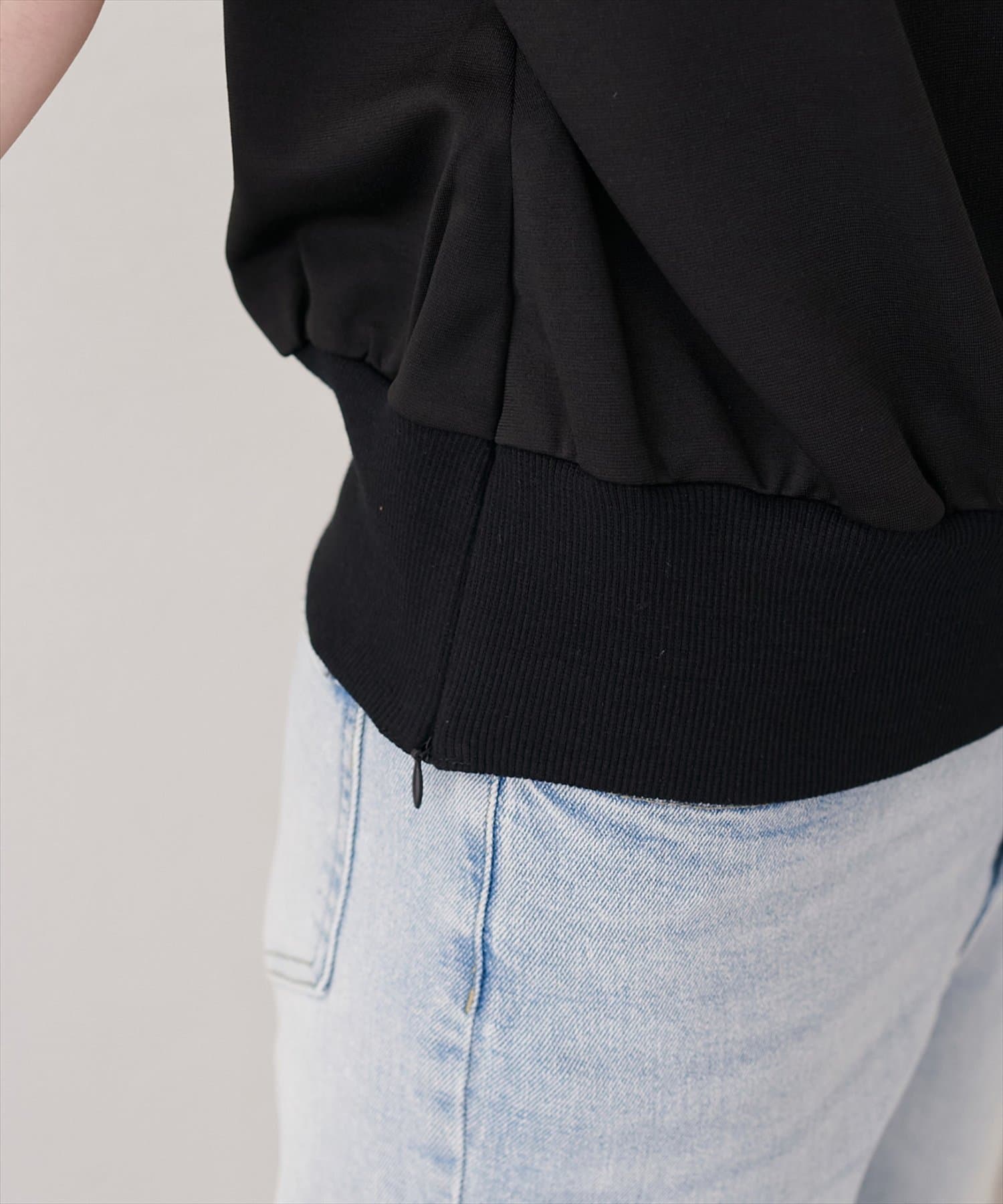 natural couture(ナチュラルクチュール) きれいめポンチキーネックTOPS