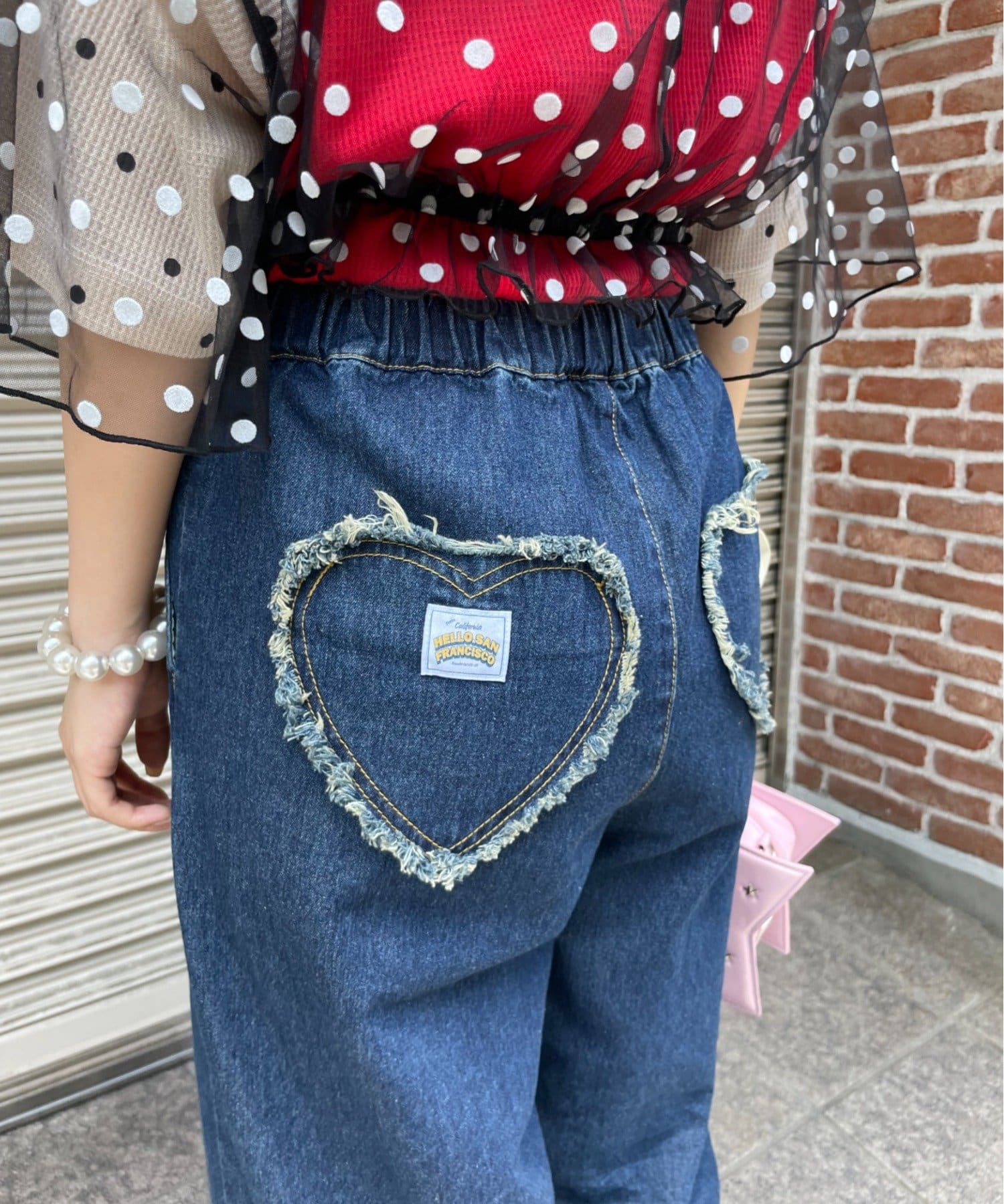 CIAOPANIC TYPY(チャオパニックティピー) 【HELLO.SANFRANCISCO】カラフルペイントデニム
