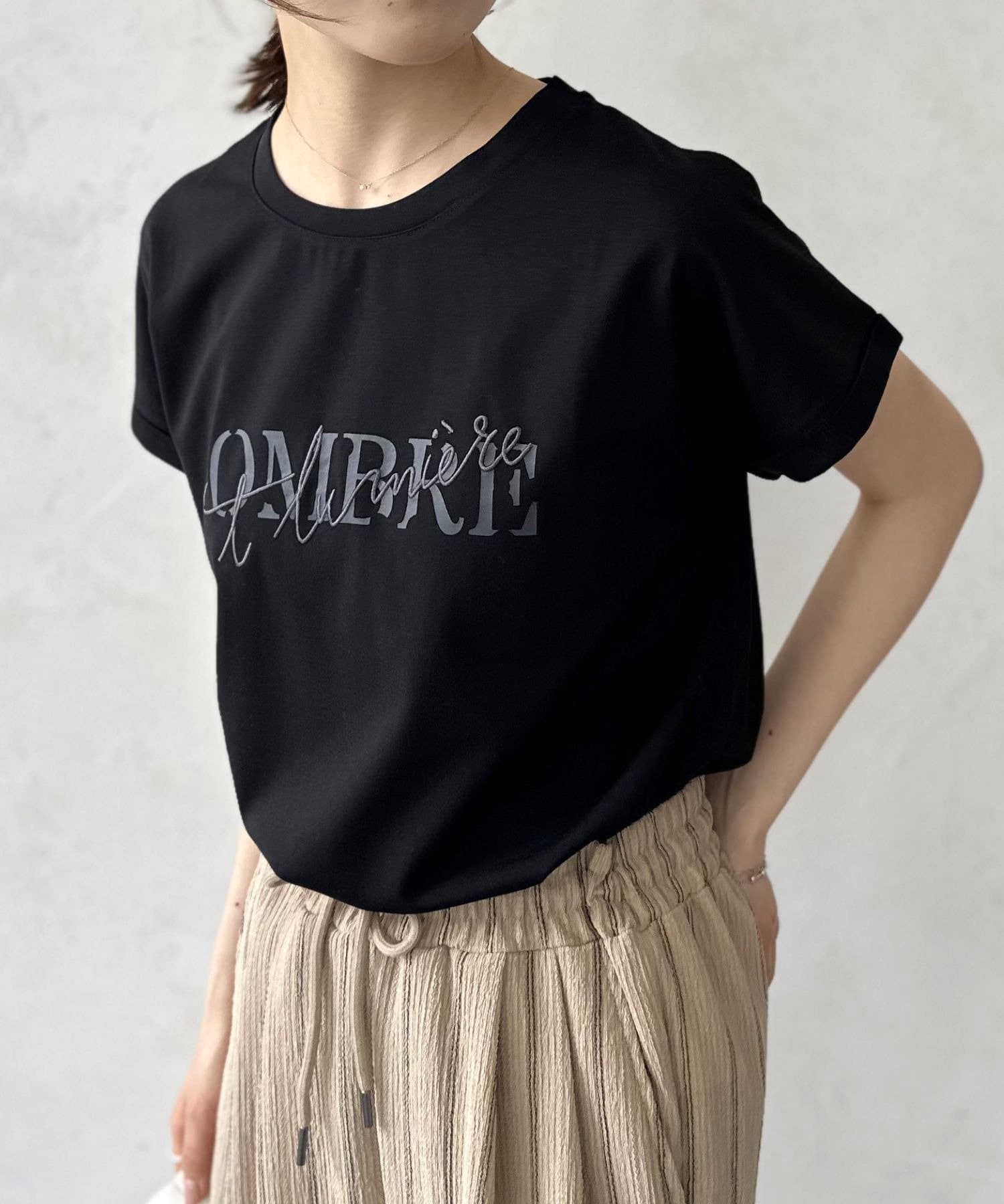 LOCUST(ローカスト) 【WEB限定】半ラバー×刺繍ロゴT