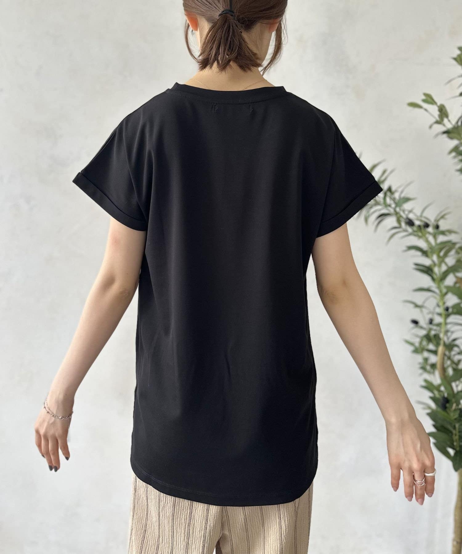 LOCUST(ローカスト) 【WEB限定】半ラバー×刺繍ロゴT
