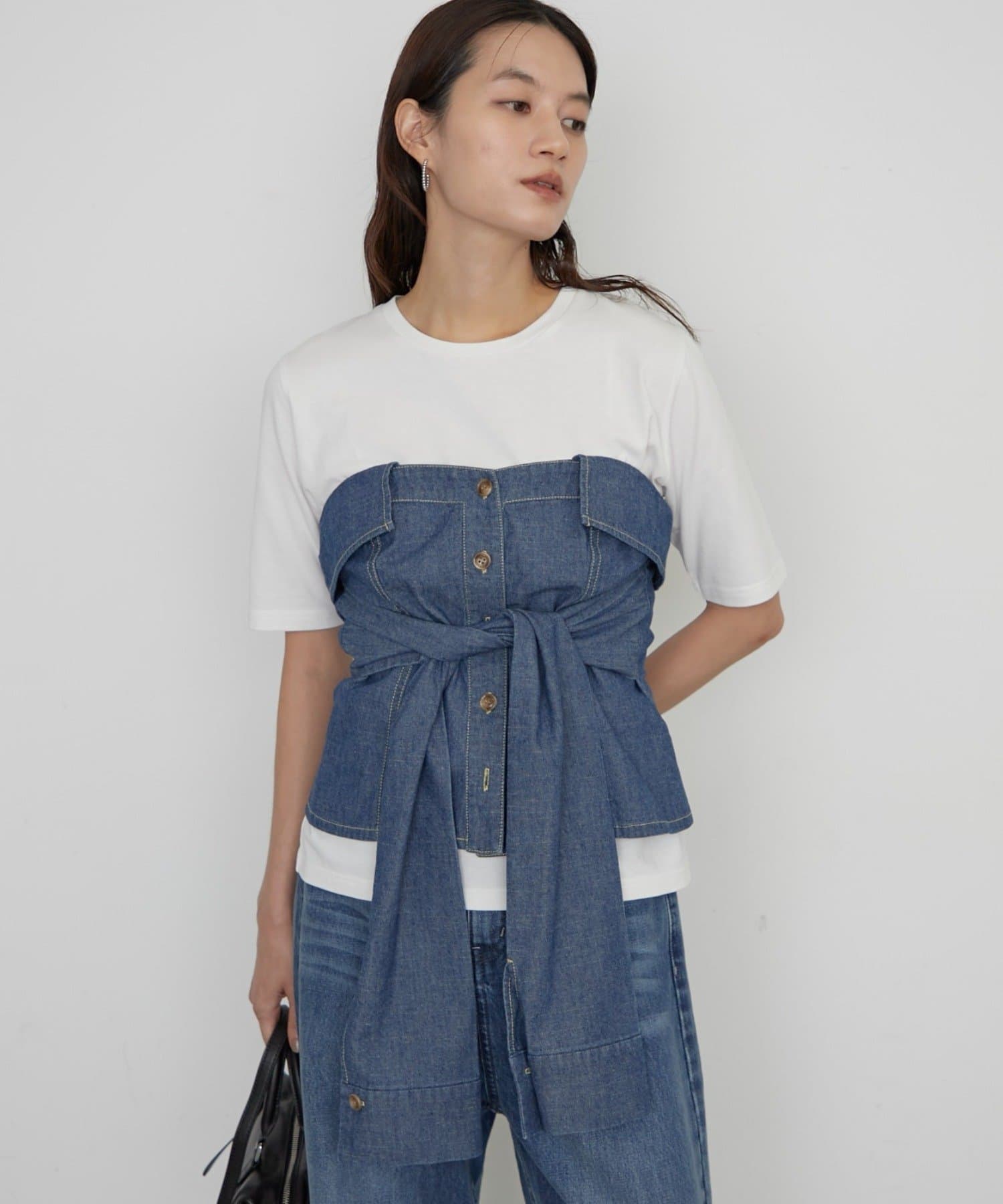 LOUNGEDRESS(ラウンジドレス) シャツビスチェ