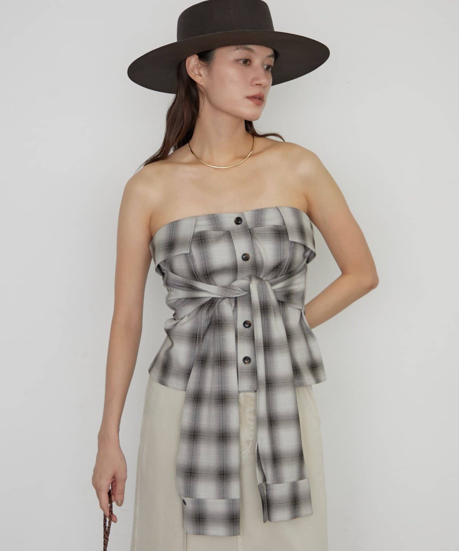 LOUNGEDRESS(ラウンジドレス) シャツビスチェ