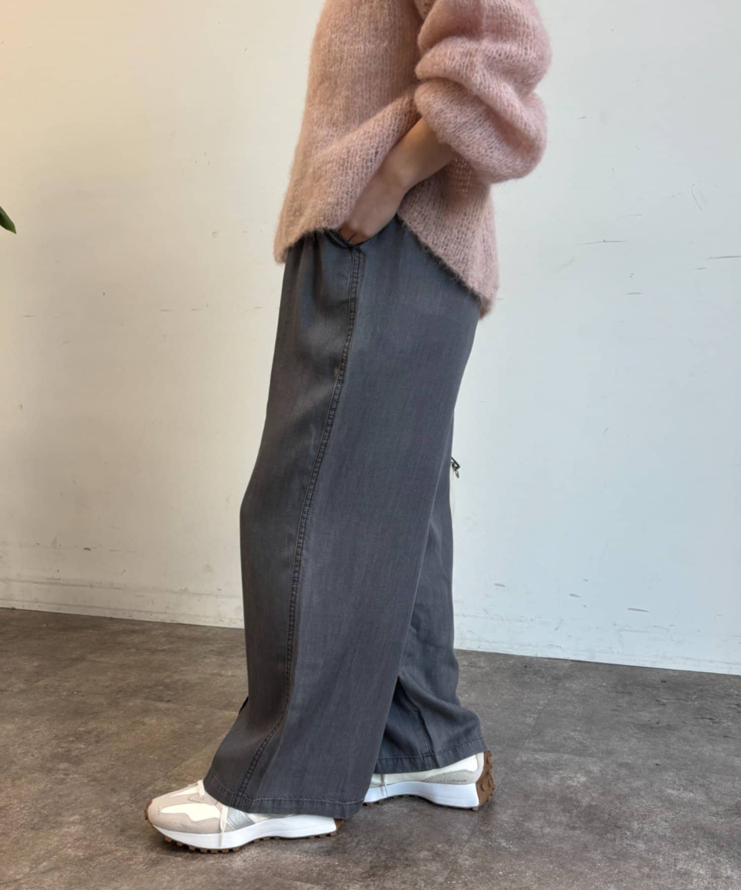 Jena　espace merveilleux(ジェナ　エスパスメルヴェイユ) テンセルデニムイージーパンツ