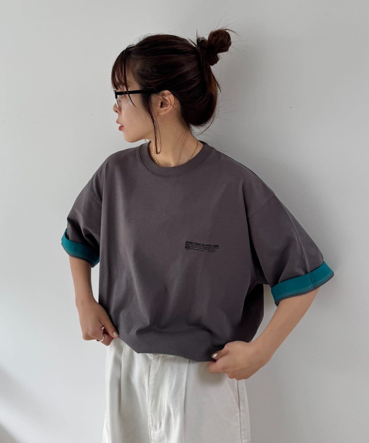 CIAOPANIC TYPY(チャオパニックティピー) 配色フェイクレイヤードTee