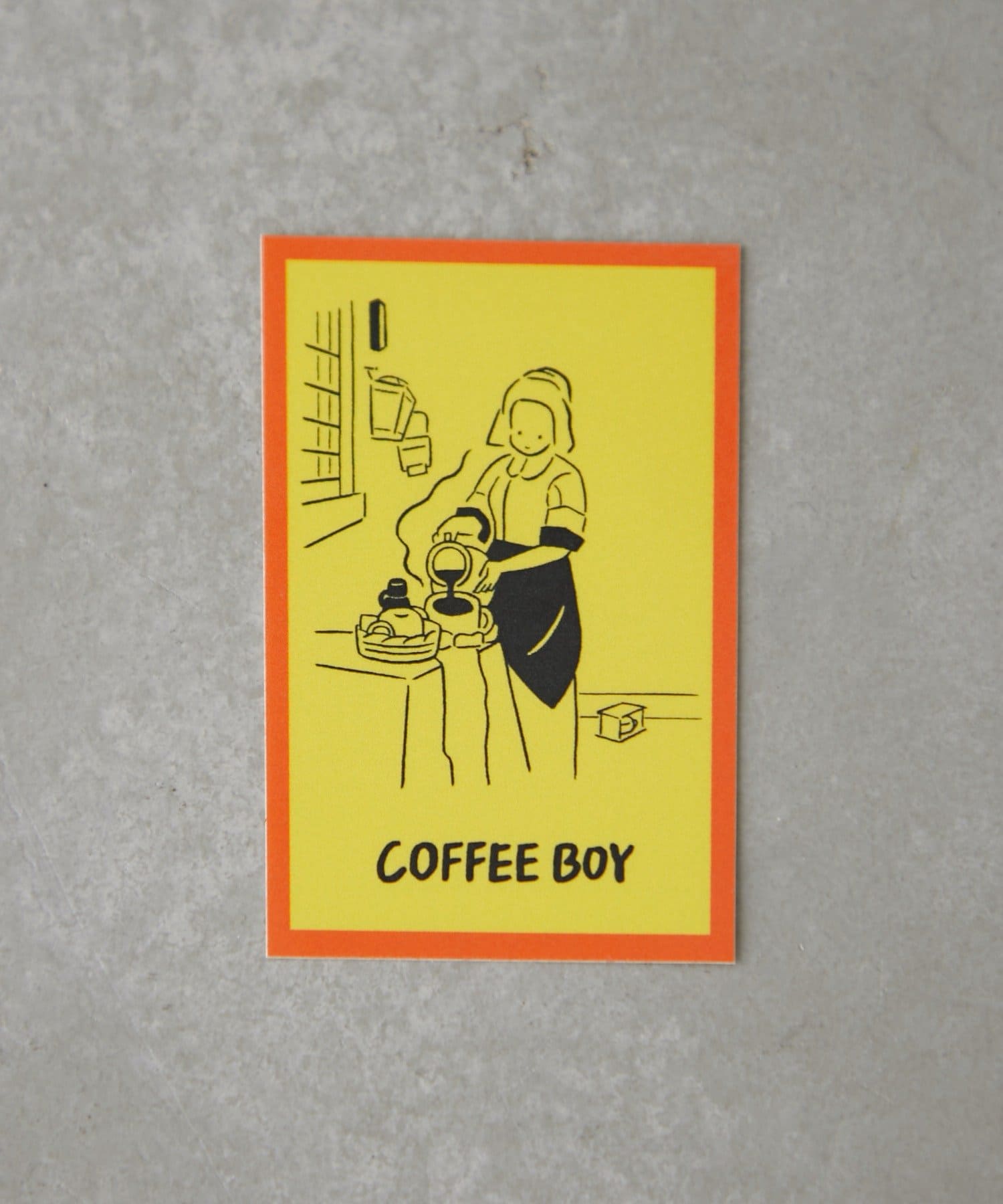 BIRTHDAY BAR(バースデイバー) 【COFFEE BOY×BIRTHDAY BAR】ステッカーセット