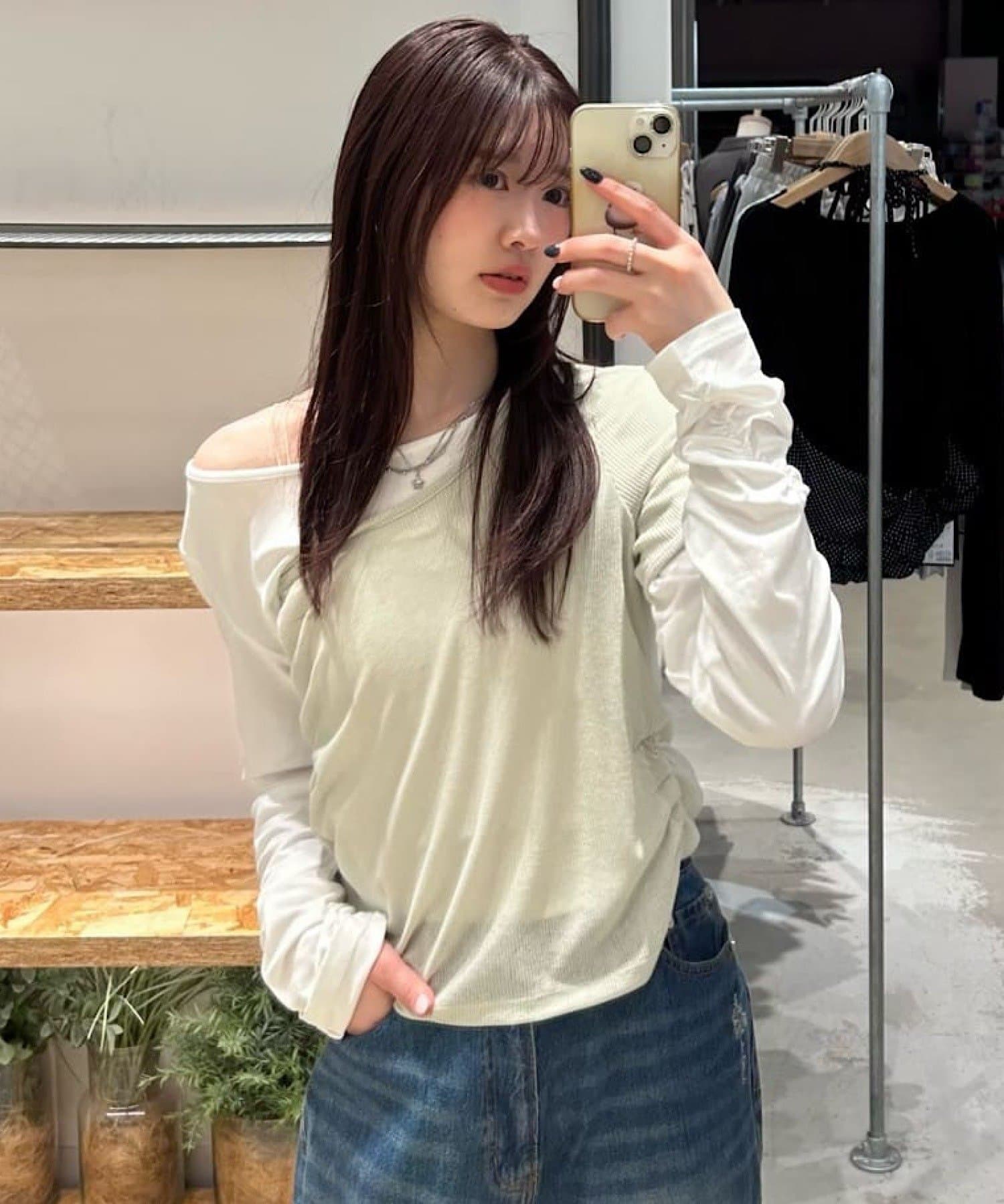 OUTLET(アウトレット) 【Kastane】レイヤードカットソーSET