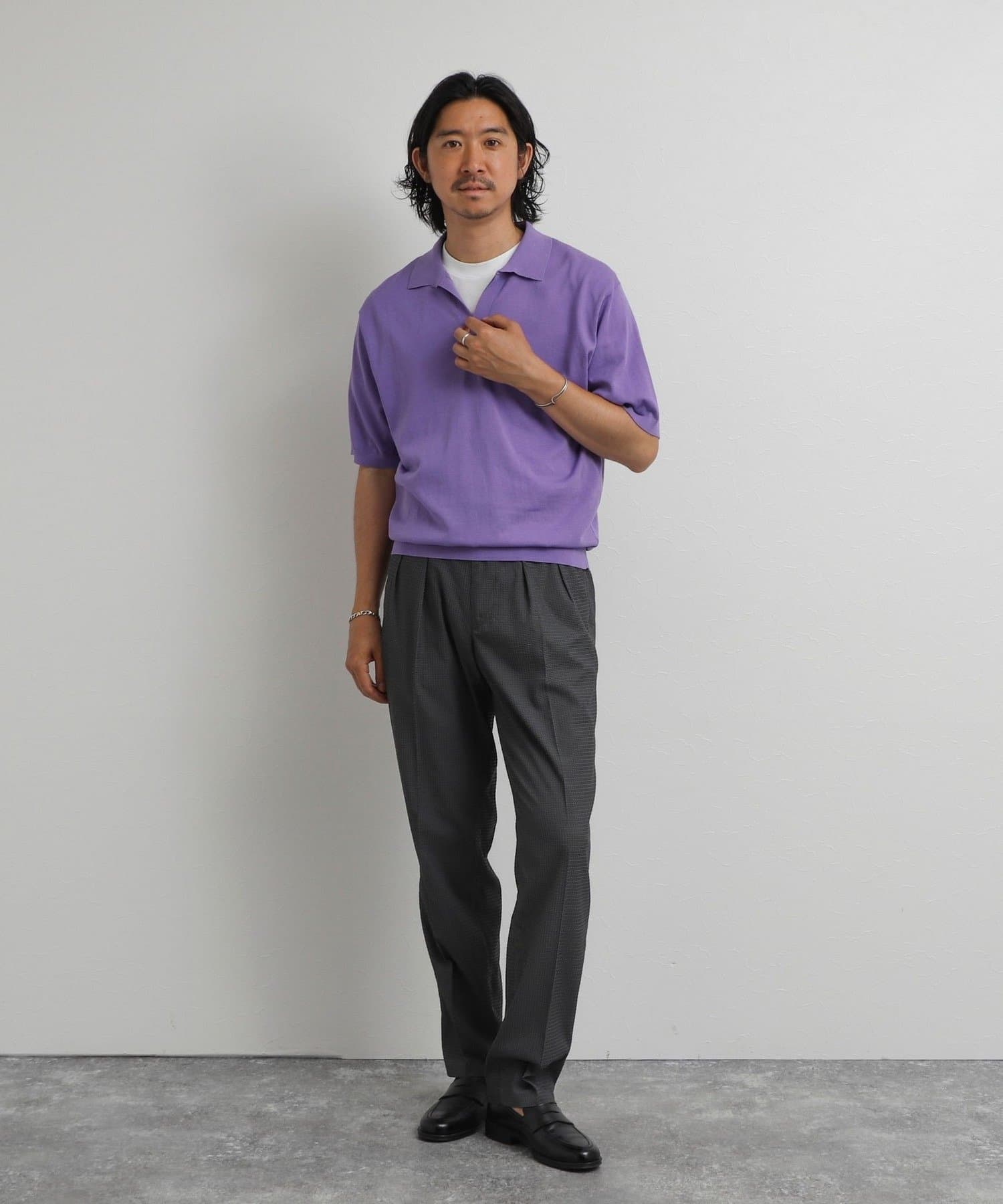 NOLLEY'S(ノーリーズ) 《通気性/UVカット》Dot Air イージーパンツ 26SS