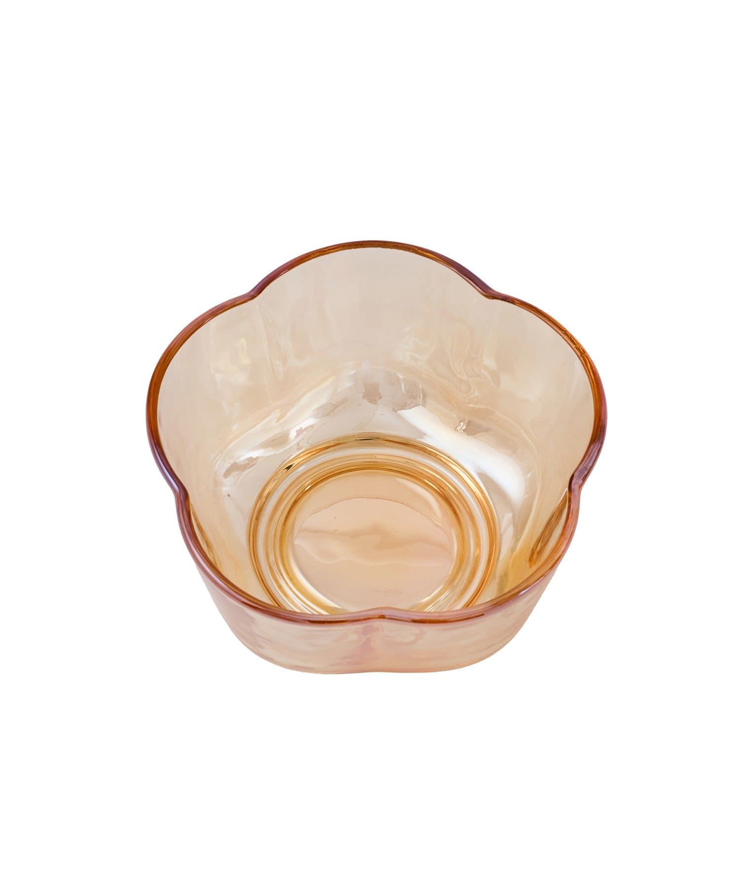 salut!(サリュ) ガラスフラワーボウル：11.5cm／GLASS ARTWARE