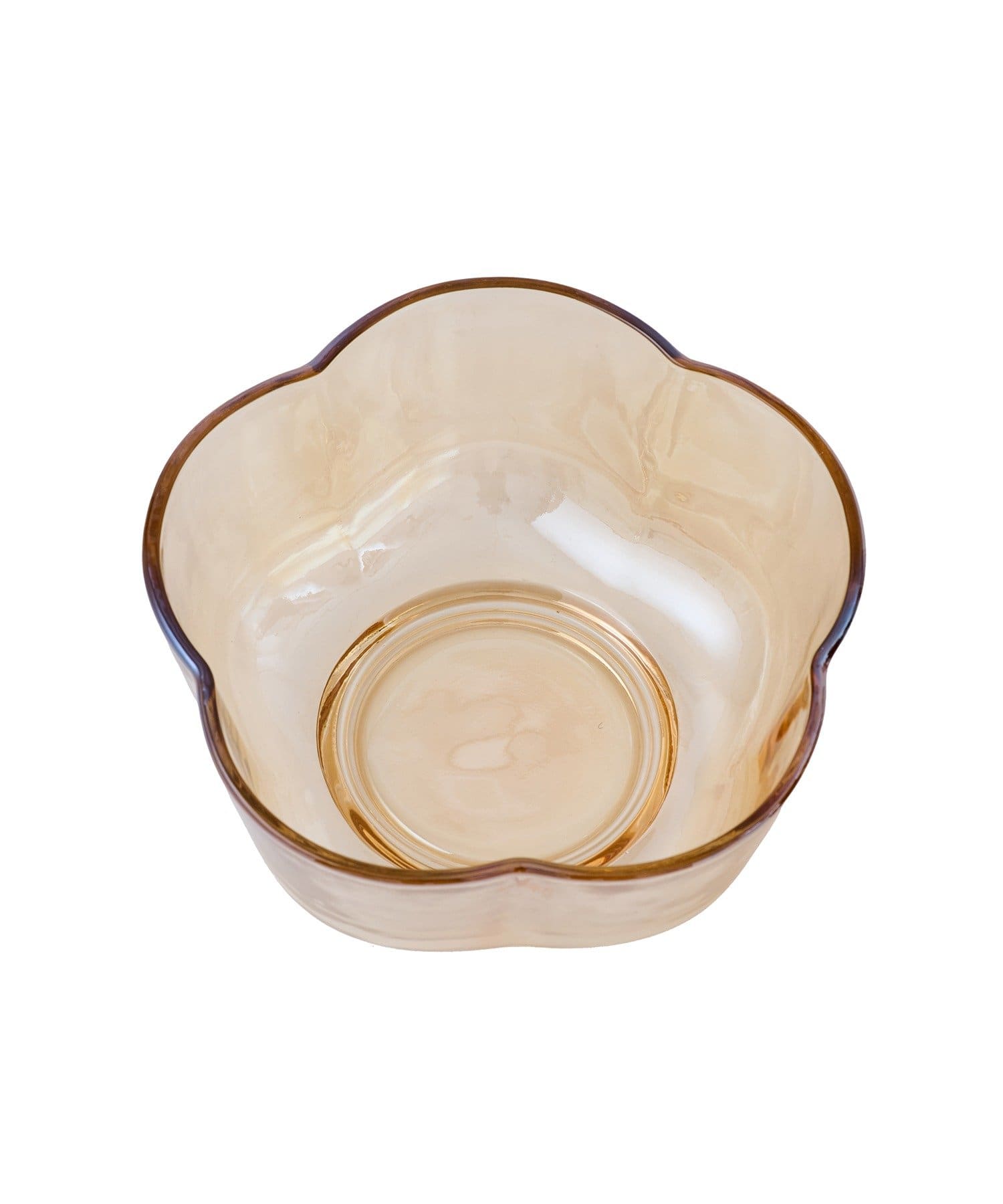 salut!(サリュ) ガラスフラワーボウル：15cm／GLASS ARTWARE