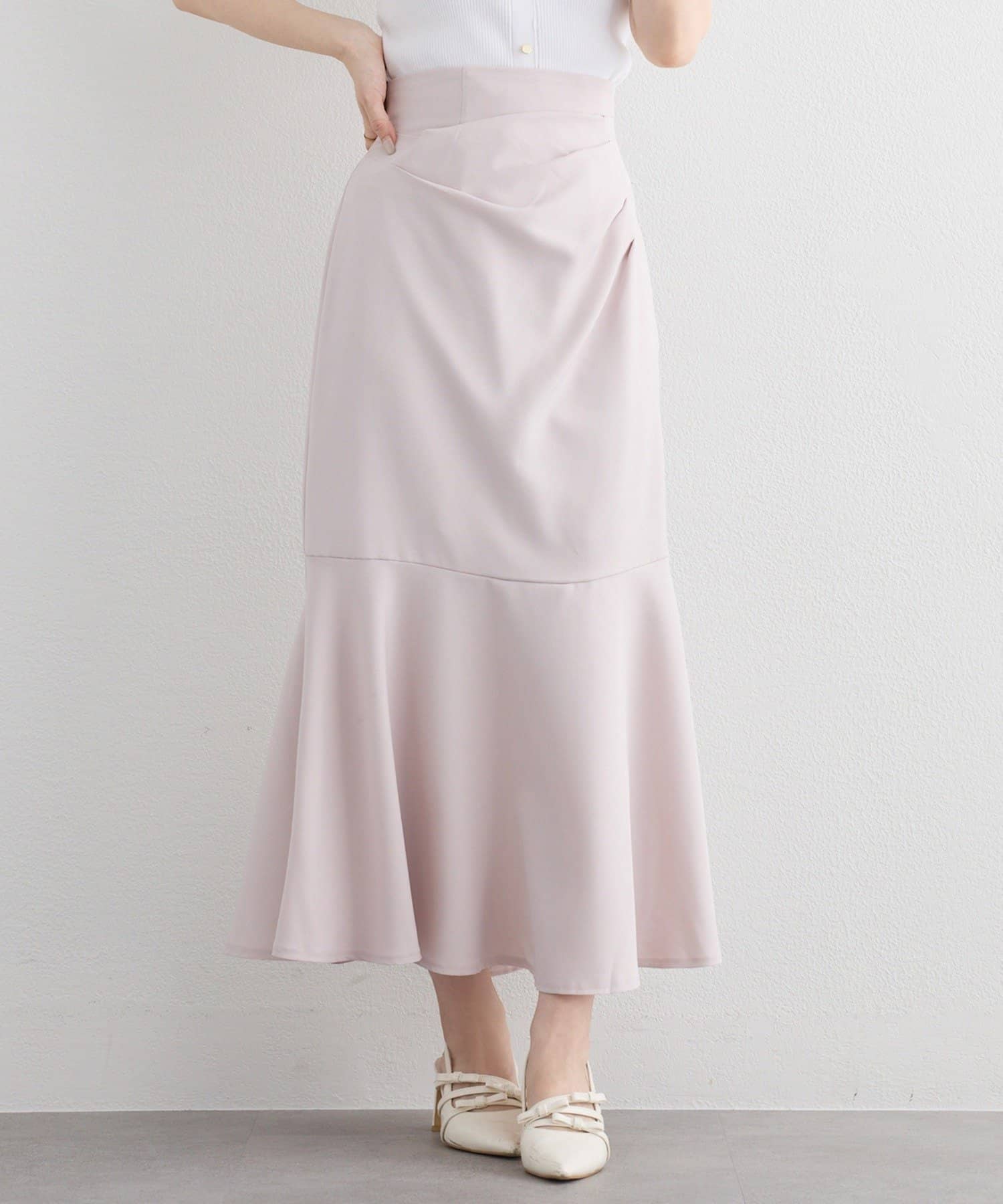 NICE CLAUP / OLIVE des OLIVE OUTLET(ナイスクラップ  / オリーブ デ オリーブ アウトレット) 【one after another】バックレースアップマーメイドスカート