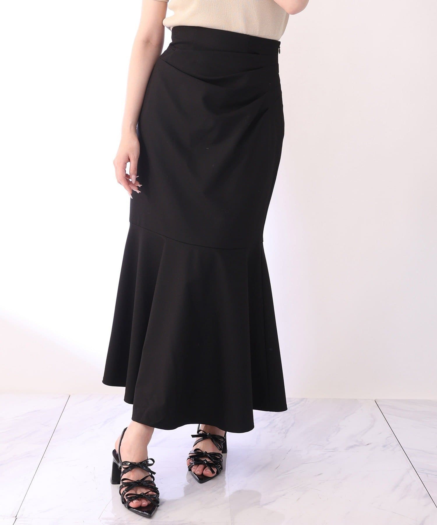 NICE CLAUP / OLIVE des OLIVE OUTLET(ナイスクラップ  / オリーブ デ オリーブ アウトレット) 【one after another】バックレースアップマーメイドスカート