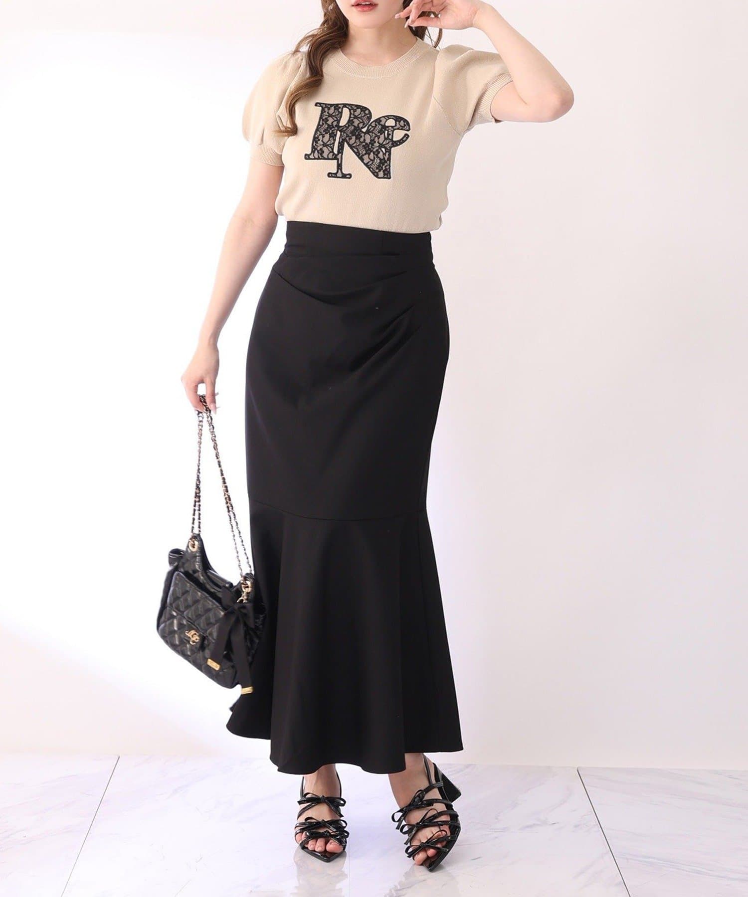 NICE CLAUP / OLIVE des OLIVE OUTLET(ナイスクラップ  / オリーブ デ オリーブ アウトレット) 【one after another】バックレースアップマーメイドスカート