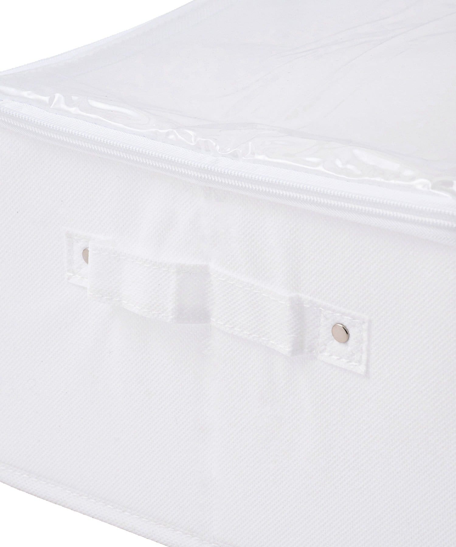 3COINS(スリーコインズ) 透明フタ付き収納BOX／不織布収納シリーズ